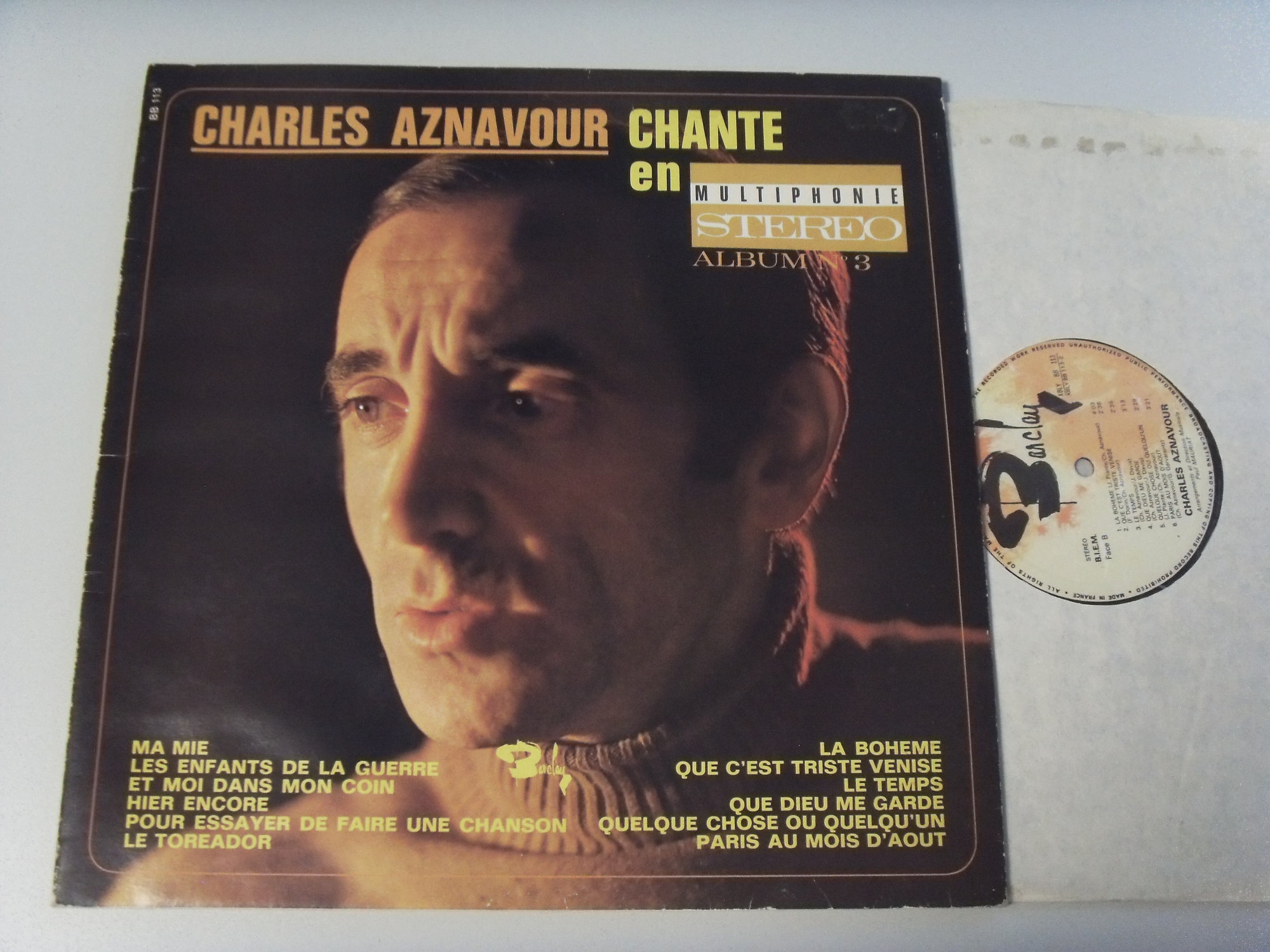 Charles AZNAVOUR Album No 3 2 Charles AZNAVOUR Album No 3 2