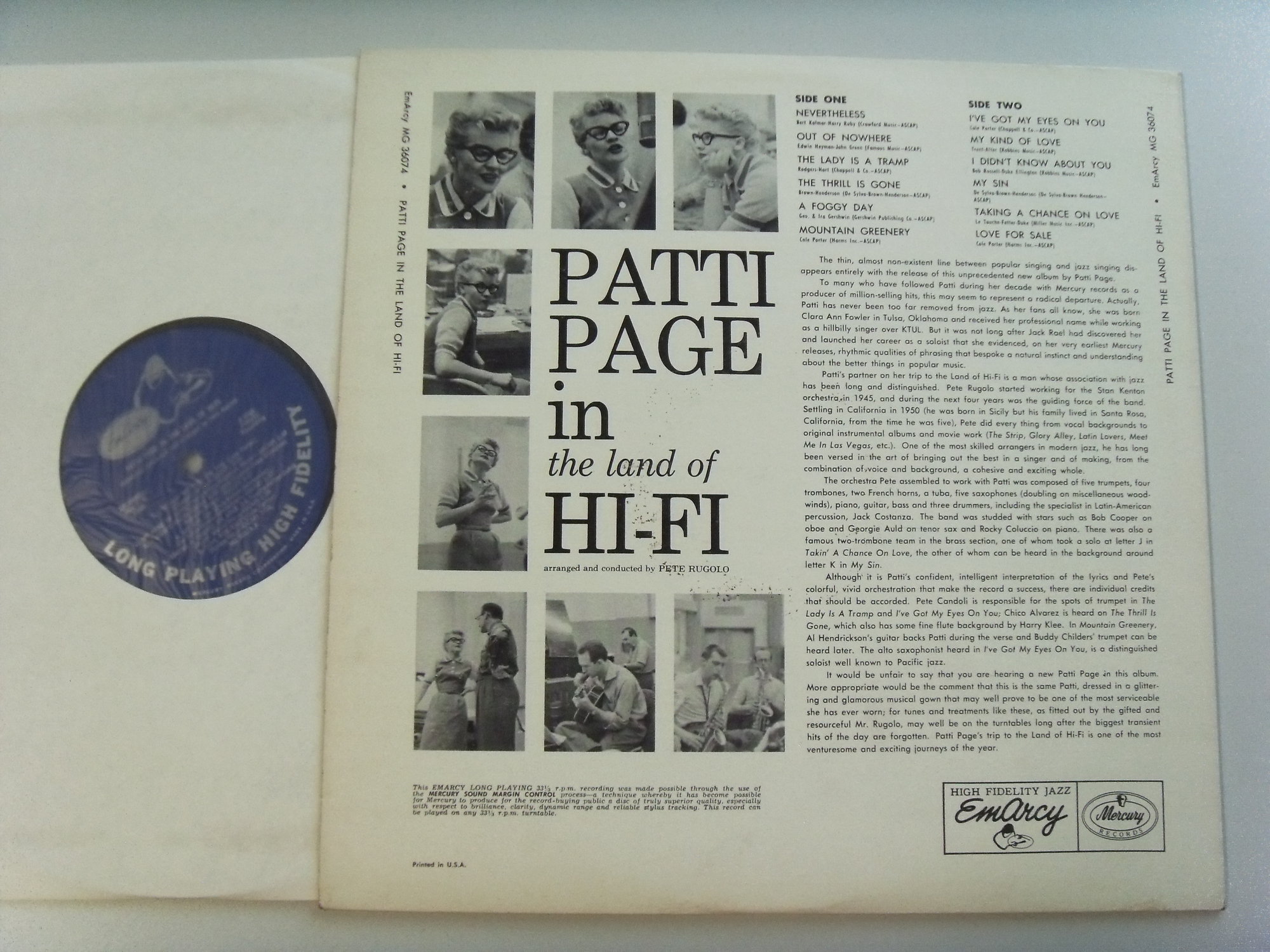 Patti PAGE Patti Page in the land of hi-fi 2 Patti PAGE Patti Page in the land of hi-fi 2