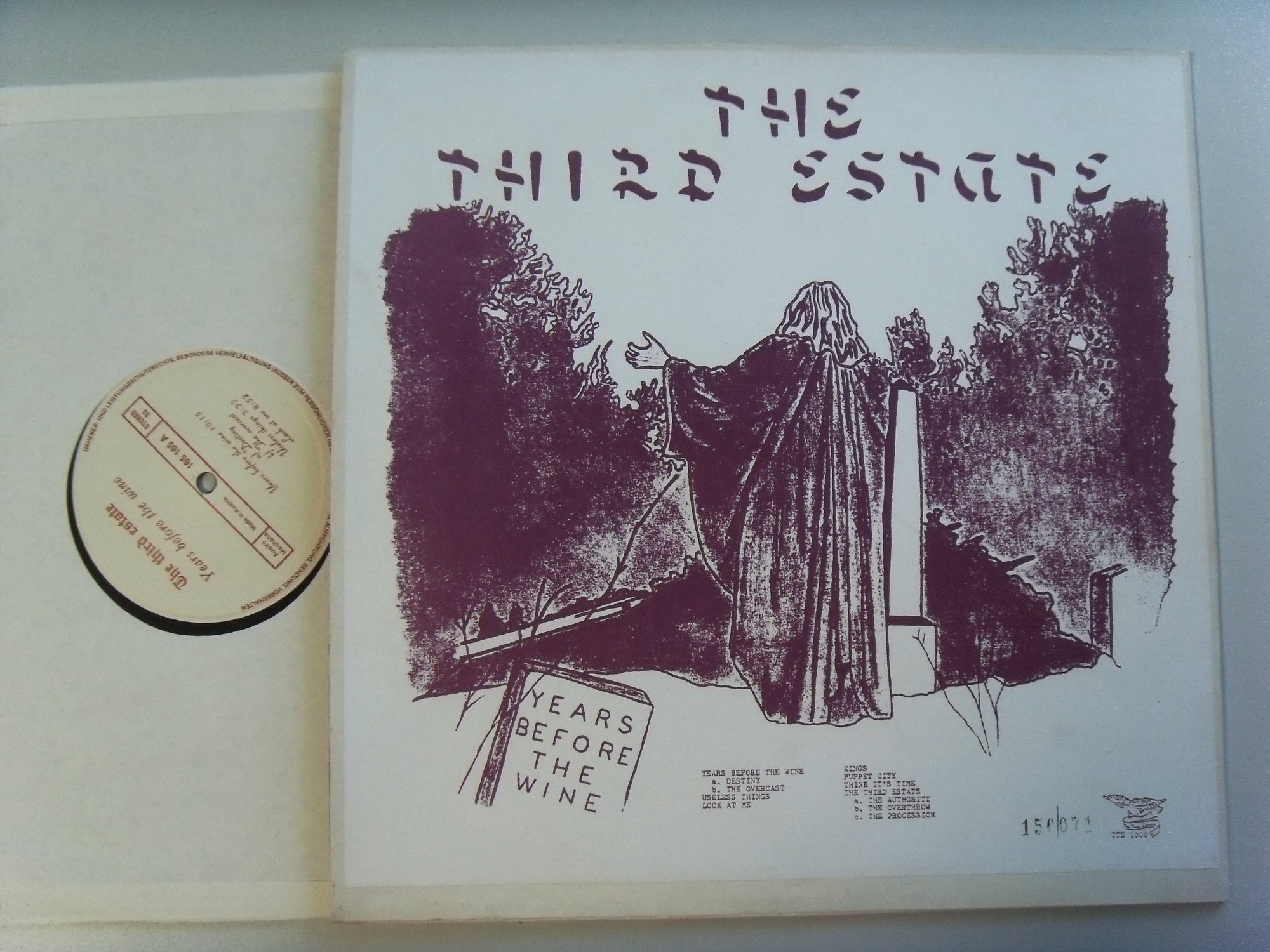 THE THIRD ESTATE Years before the wine 2 THE THIRD ESTATE Years before the wine 2