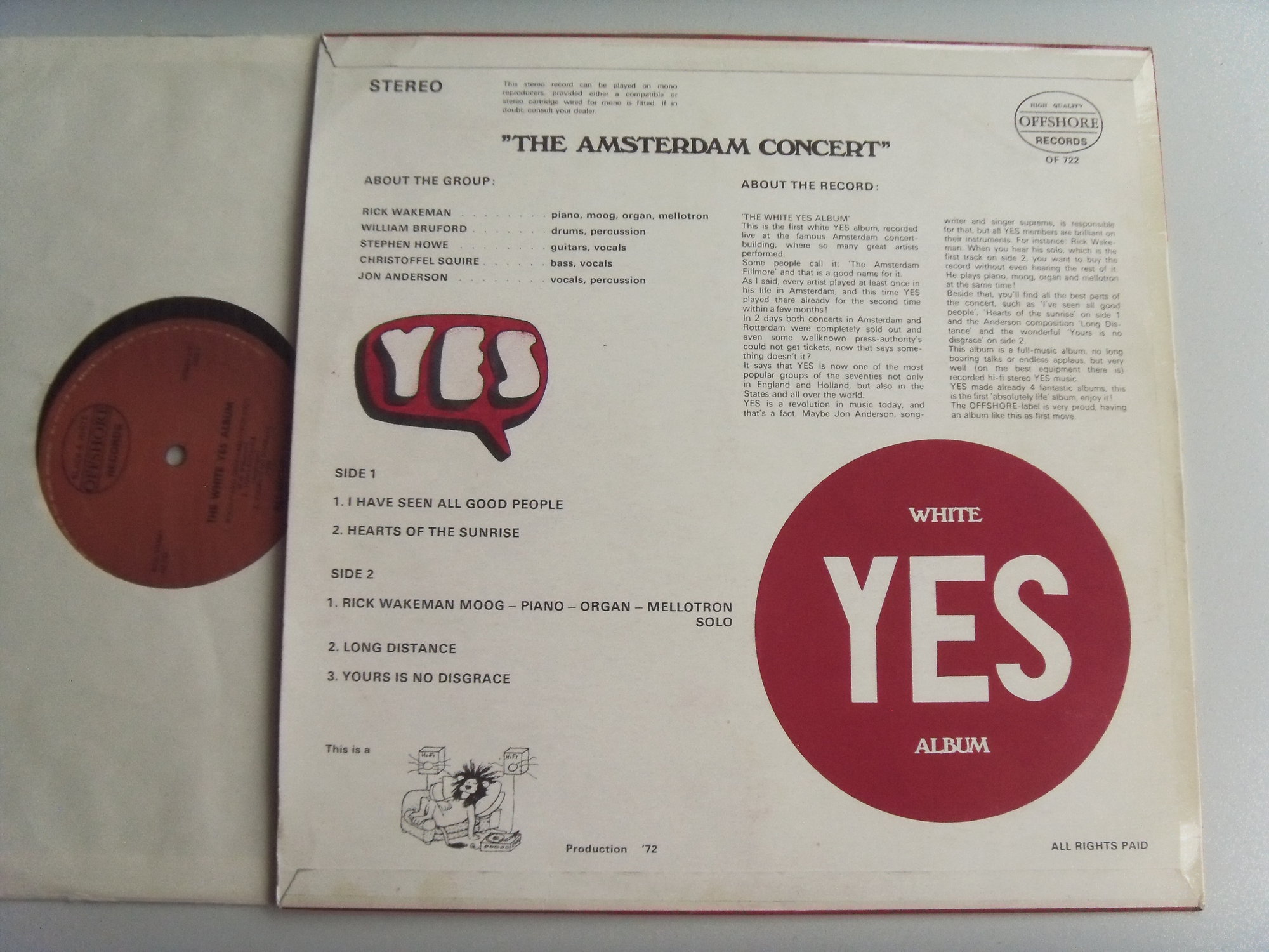 YES The White Yes Album - The Amsterdam concert 2 YES The White Yes Album - The Amsterdam concert 2