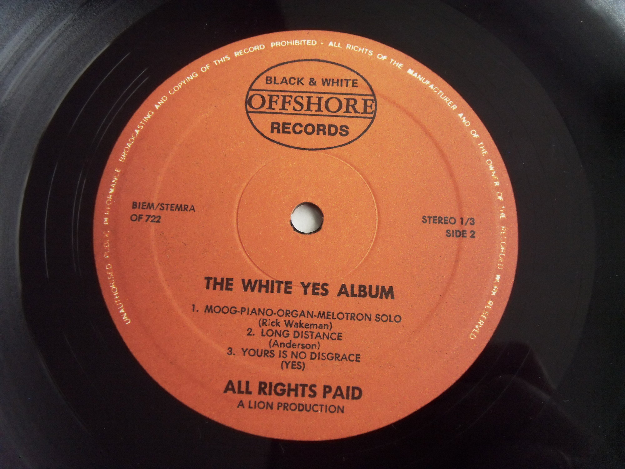 YES The White Yes Album - The Amsterdam concert 2 YES The White Yes Album - The Amsterdam concert 2