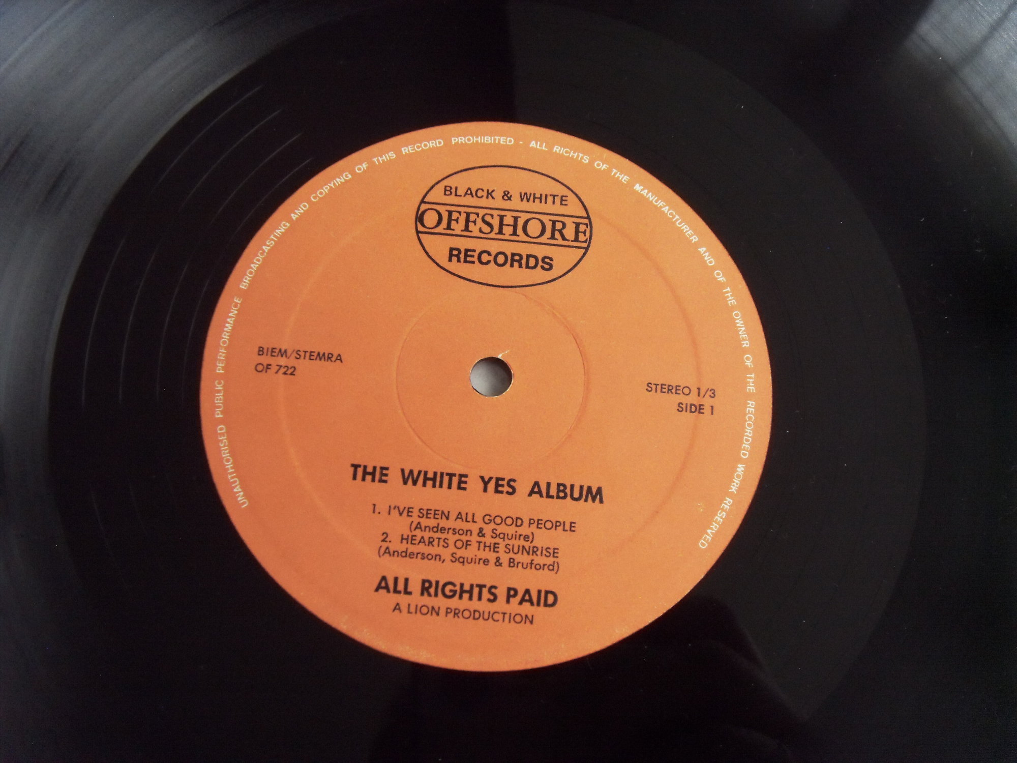 YES The White Yes Album - The Amsterdam concert 2 YES The White Yes Album - The Amsterdam concert 2
