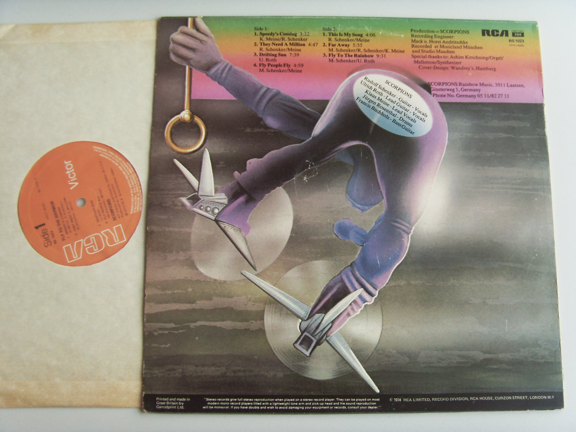 SCORPIONS Fly to the rainbow 2 SCORPIONS Fly to the rainbow 2