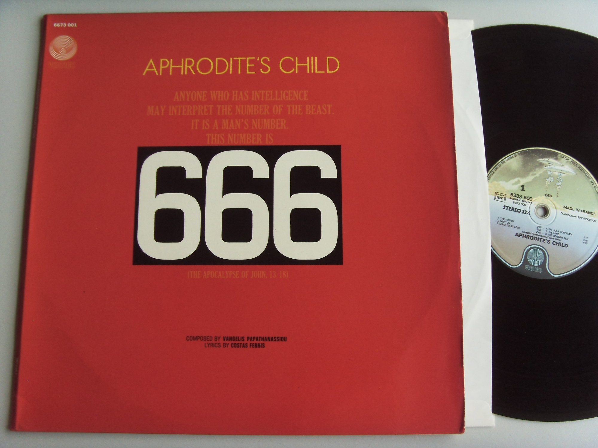 APHRODITE'S CHILD 666 2 APHRODITE'S CHILD 666 2