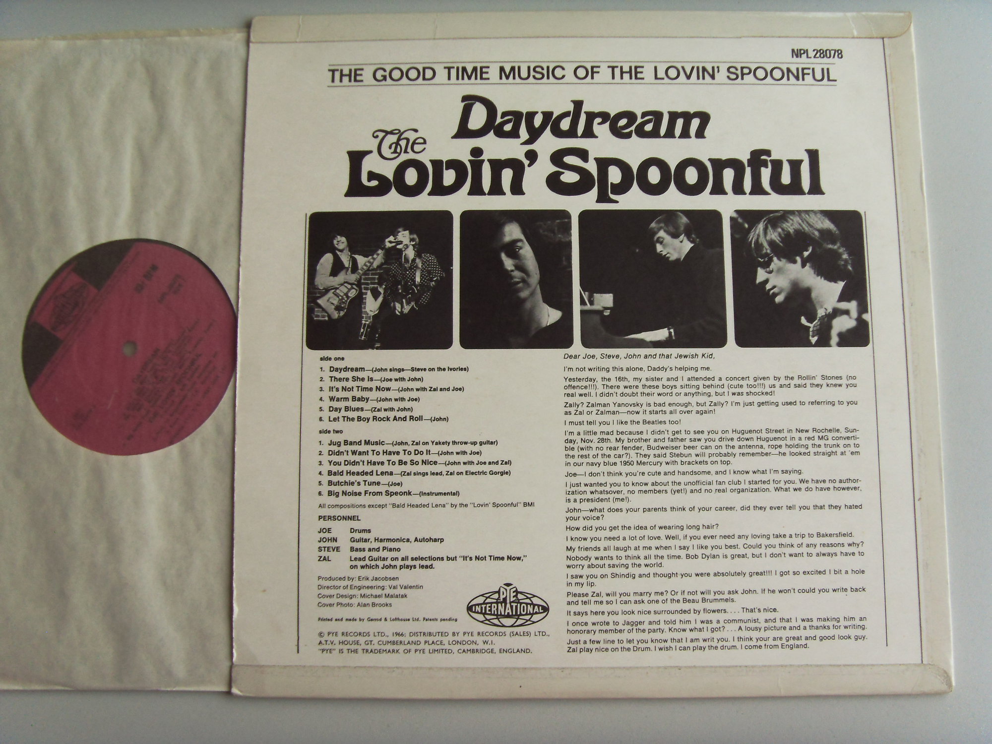 THE LOVIN' SPOONFUL Daydream 2 THE LOVIN' SPOONFUL Daydream 2