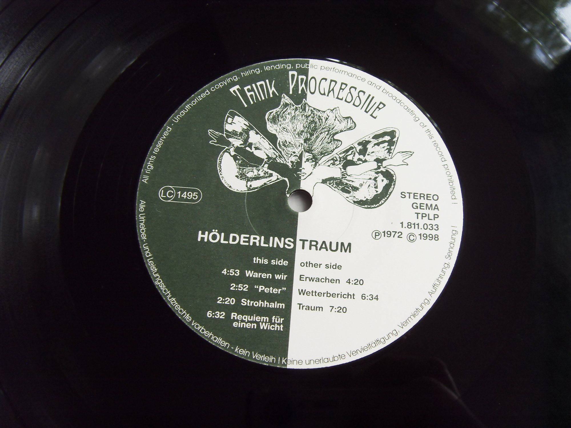 HOLDERLIN Holderlins Traum 2 HOLDERLIN Holderlins Traum 2