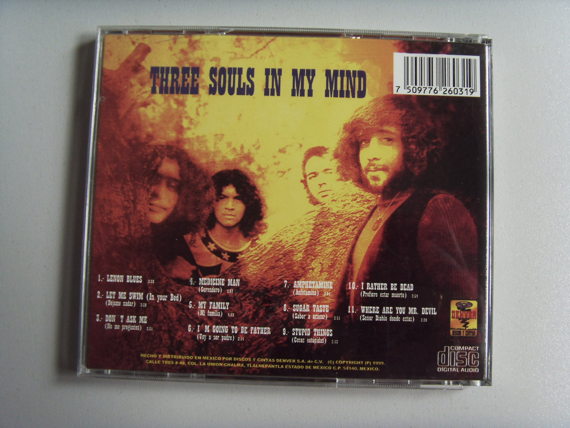 THREE SOULS IN MY MIND Three souls in my mind 2 (1971) 2 THREE SOULS IN MY MIND Three souls in my mind 2 (1971) 2