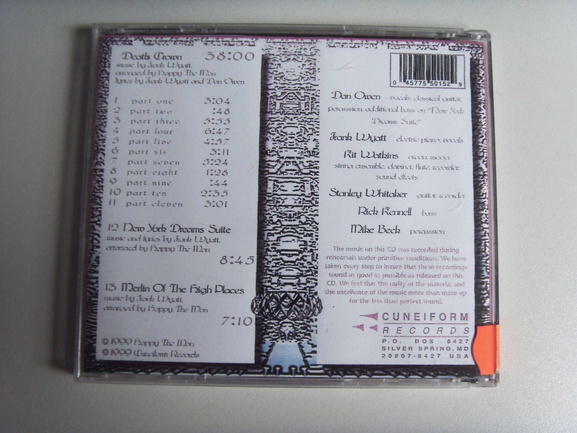 HAPPY THE MAN Death's Crown (1974-1976 unreleased recordings) 2 HAPPY THE MAN Death's Crown (1974-1976 unreleased recordings) 2
