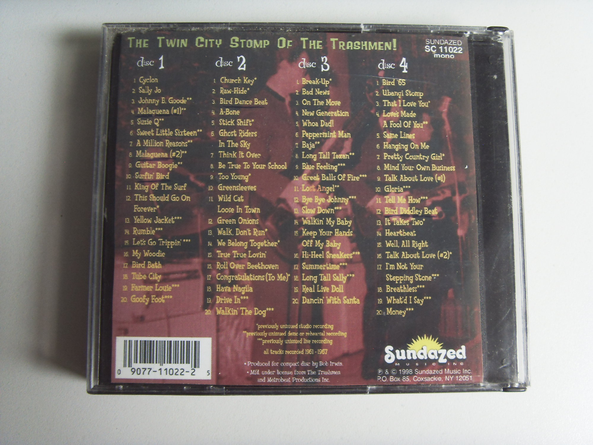 THE TRASHMEN Bird Call! 1961-1967 4CDR 2 THE TRASHMEN Bird Call! 1961-1967 4CDR 2