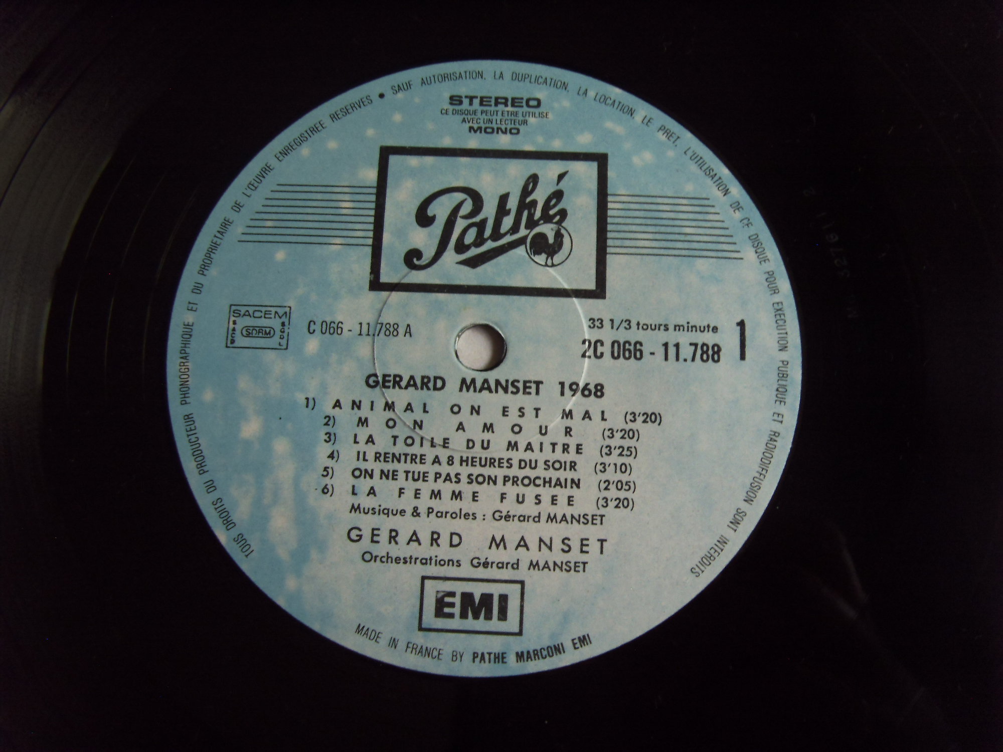 Gerard MANSET Gerard Manset 1968 2 Gerard MANSET Gerard Manset 1968 2