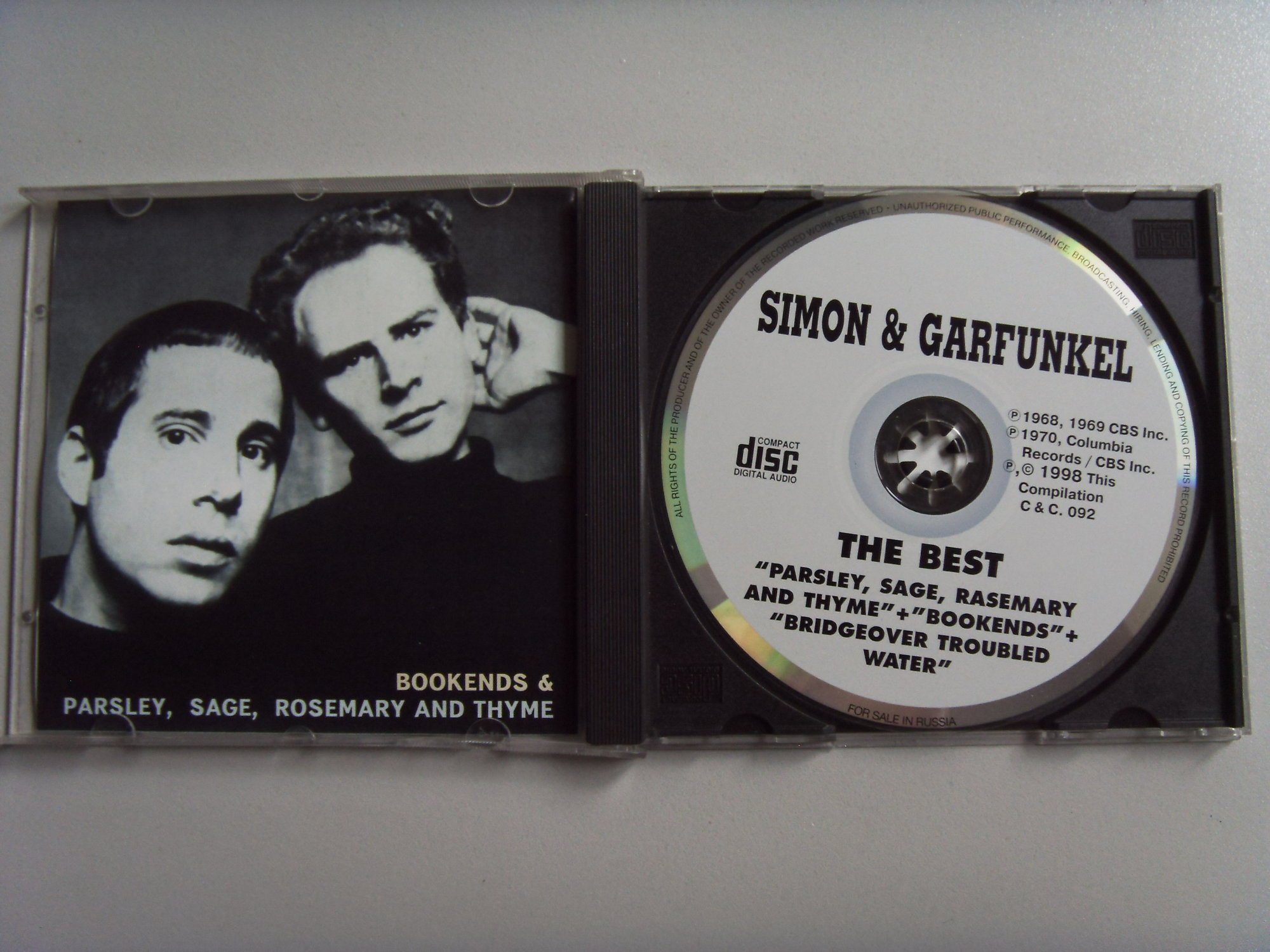 SIMON & GARFUNKEL Parsley, Sage, Rosemary & Thyme / Bookends 2 SIMON & GARFUNKEL Parsley, Sage, Rosemary & Thyme / Bookends 2
