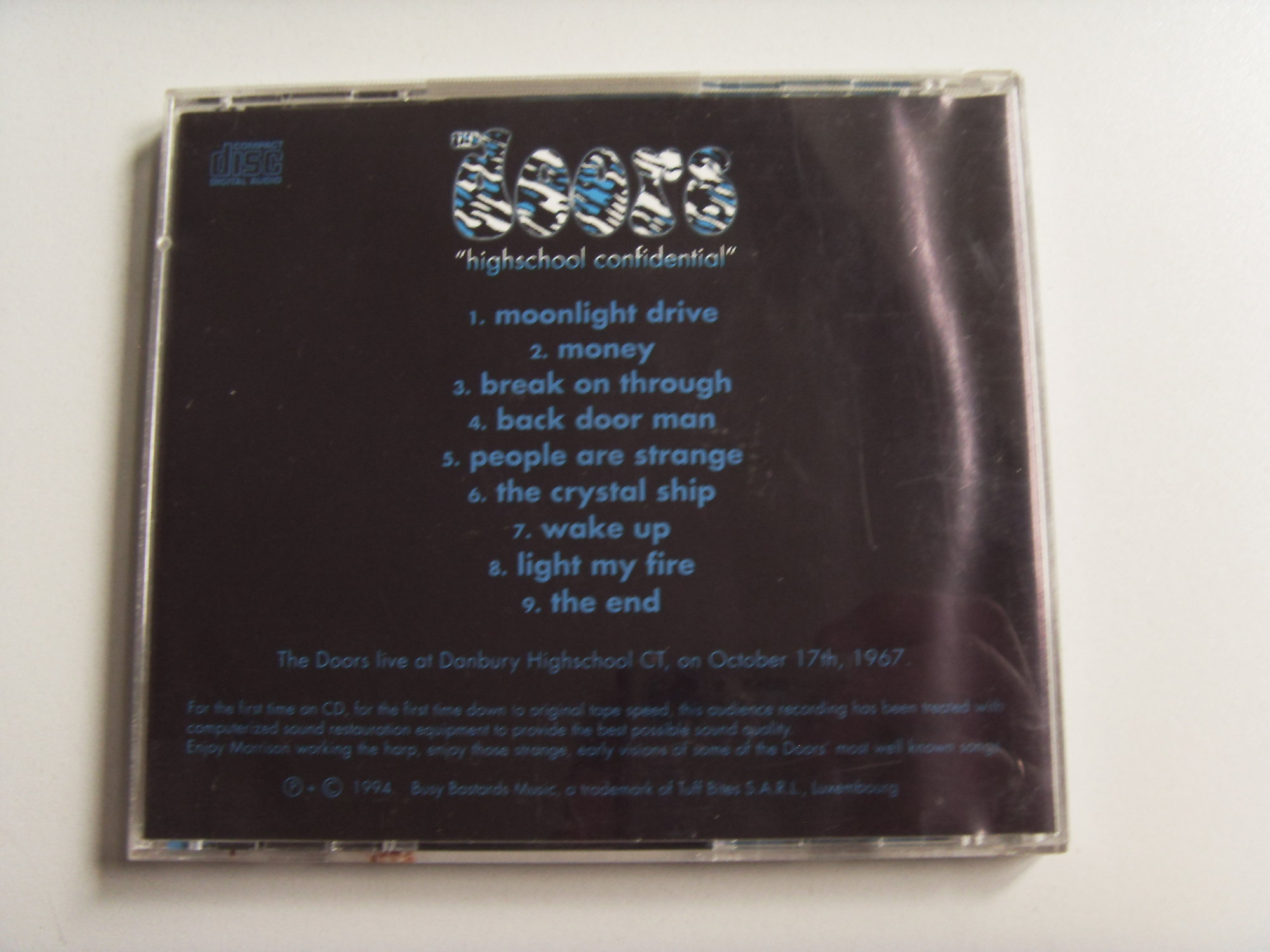 THE DOORS Highschool confidential 1967 2 THE DOORS Highschool confidential 1967 2