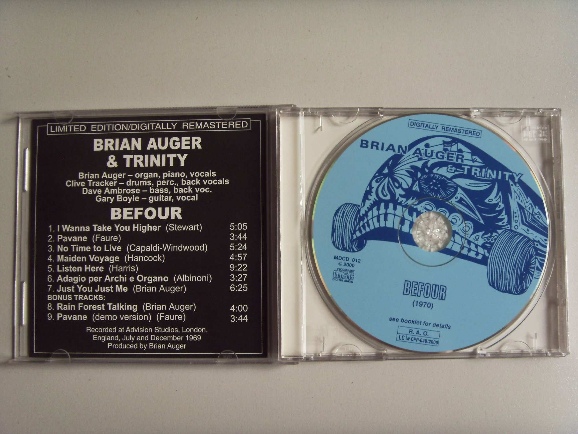 Brian AUGER AND THE TRINITY Befour 1970 2 Brian AUGER AND THE TRINITY Befour 1970 2