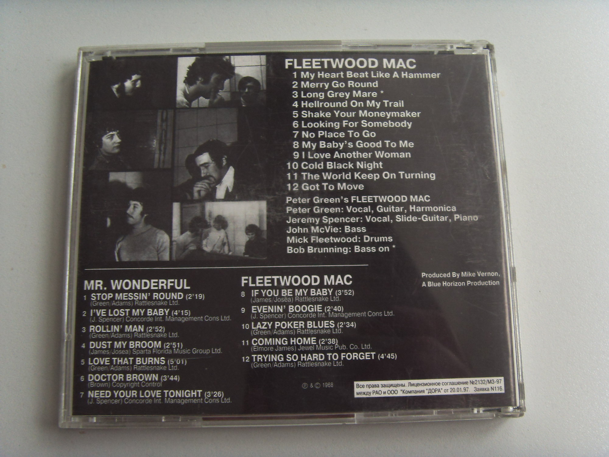FLEETWOOD MAC Fleetwood Mac / Mr. Wonderful 2 FLEETWOOD MAC Fleetwood Mac / Mr. Wonderful 2