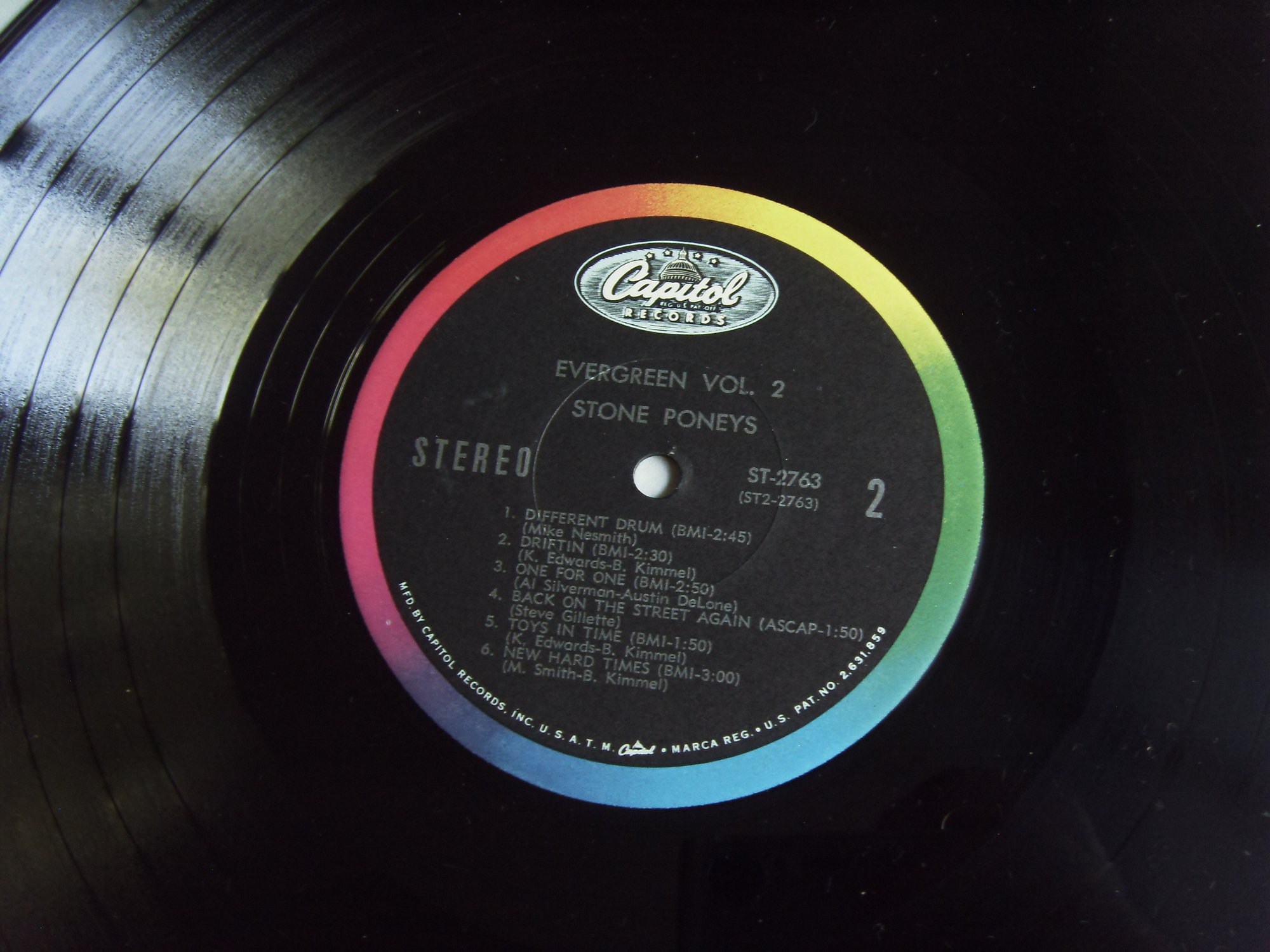 THE STONE PONEYS Evergreen Vol. 2 2 THE STONE PONEYS Evergreen Vol. 2 2