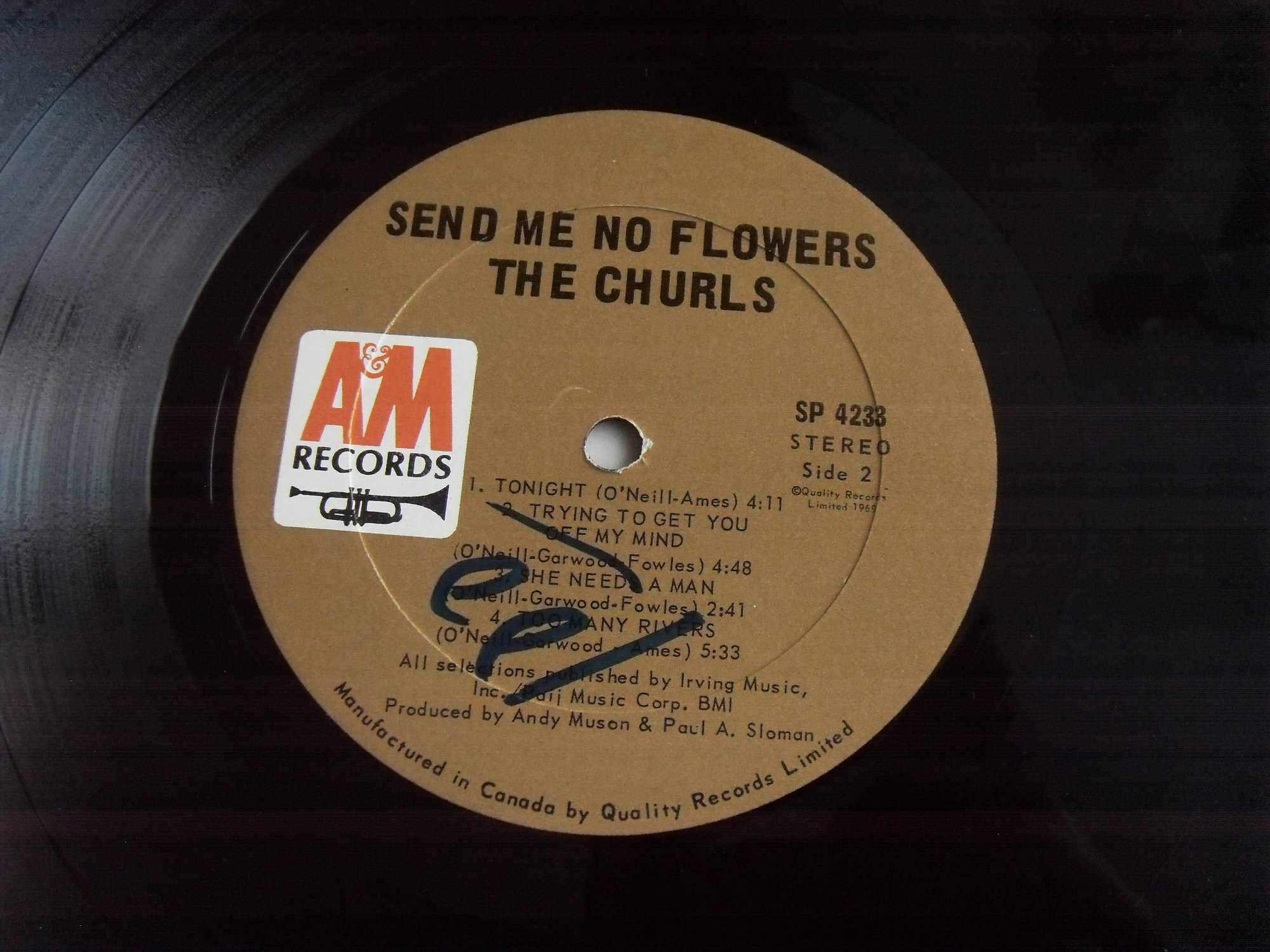 THE CHURLS Send me no flowers 2 THE CHURLS Send me no flowers 2