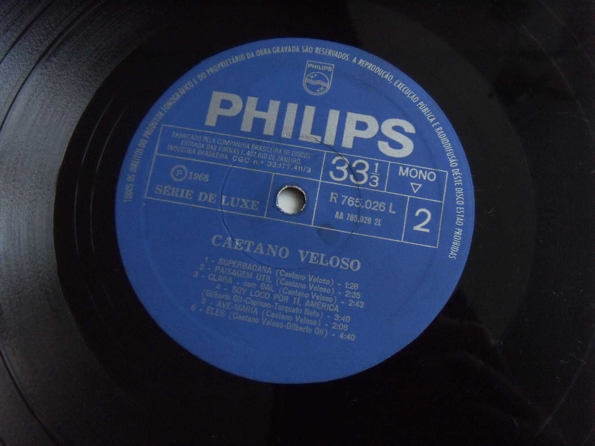 Caetano VELOSO, OS MUTANTES Caetano Velose 2 Caetano VELOSO, OS MUTANTES Caetano Velose 2