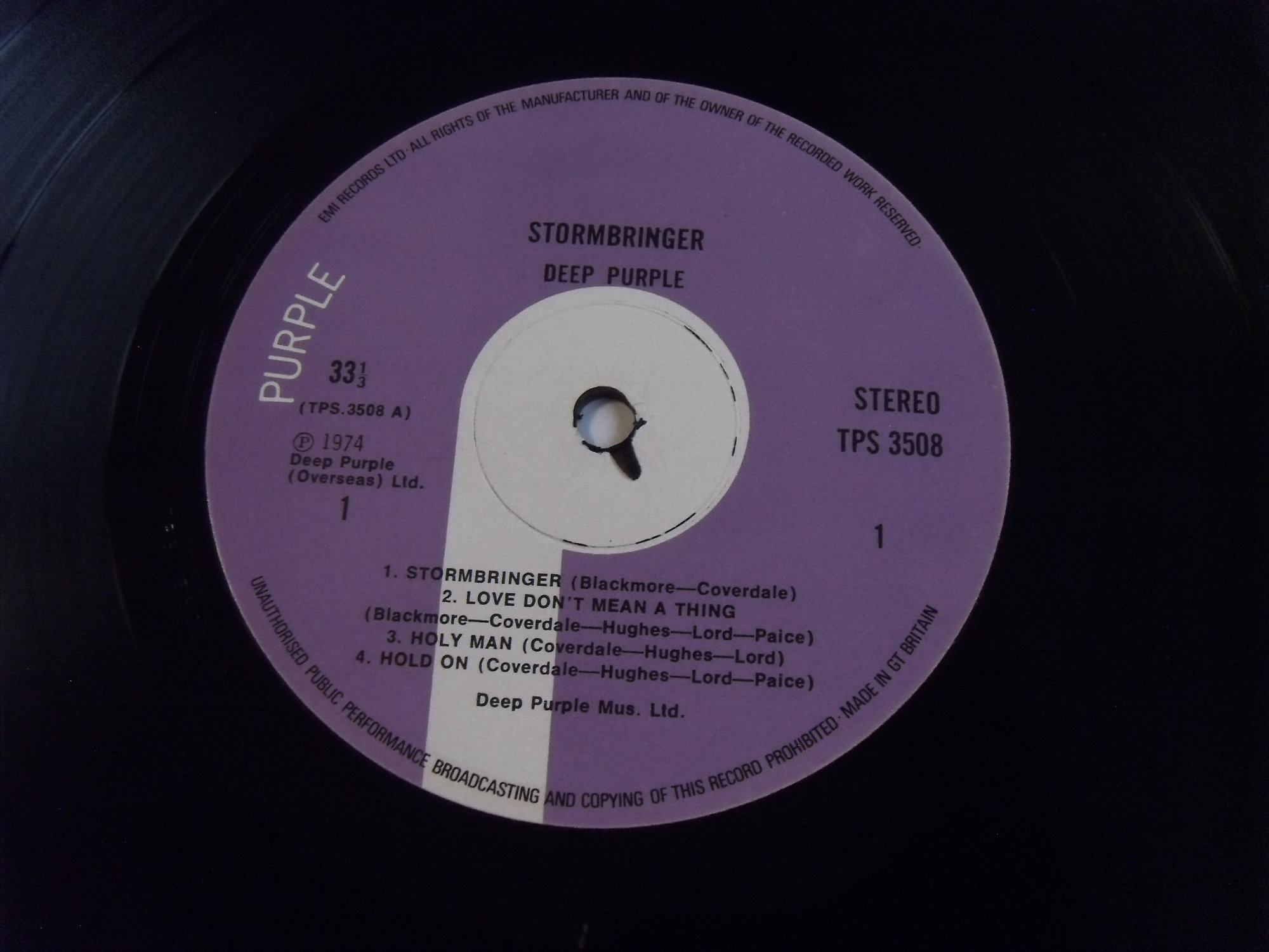 DEEP PURPLE Stormbringer 2 DEEP PURPLE Stormbringer 2
