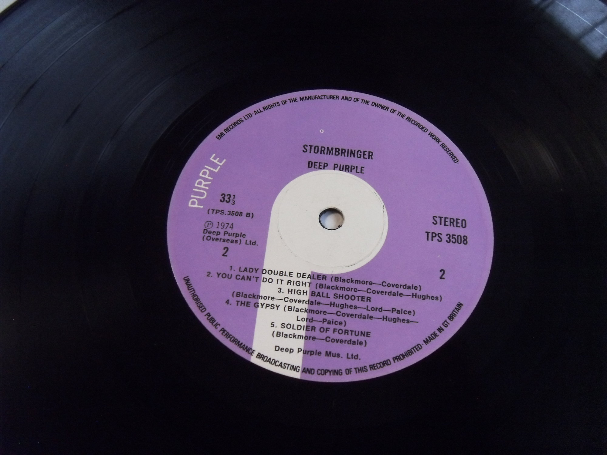 DEEP PURPLE Stormbringer 2 DEEP PURPLE Stormbringer 2