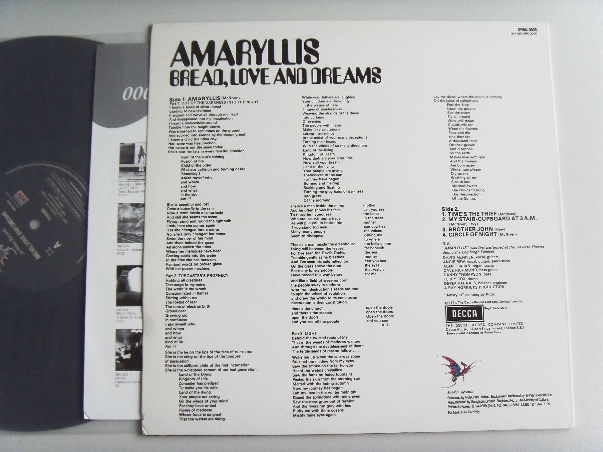 AMARYLLIS Bread, love and dreams 2 AMARYLLIS Bread, love and dreams 2