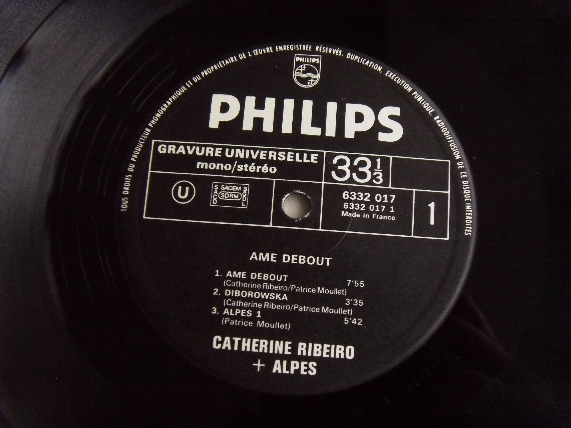Catherine RIBEIRO+ALPES Ame debout 2 Catherine RIBEIRO+ALPES Ame debout 2