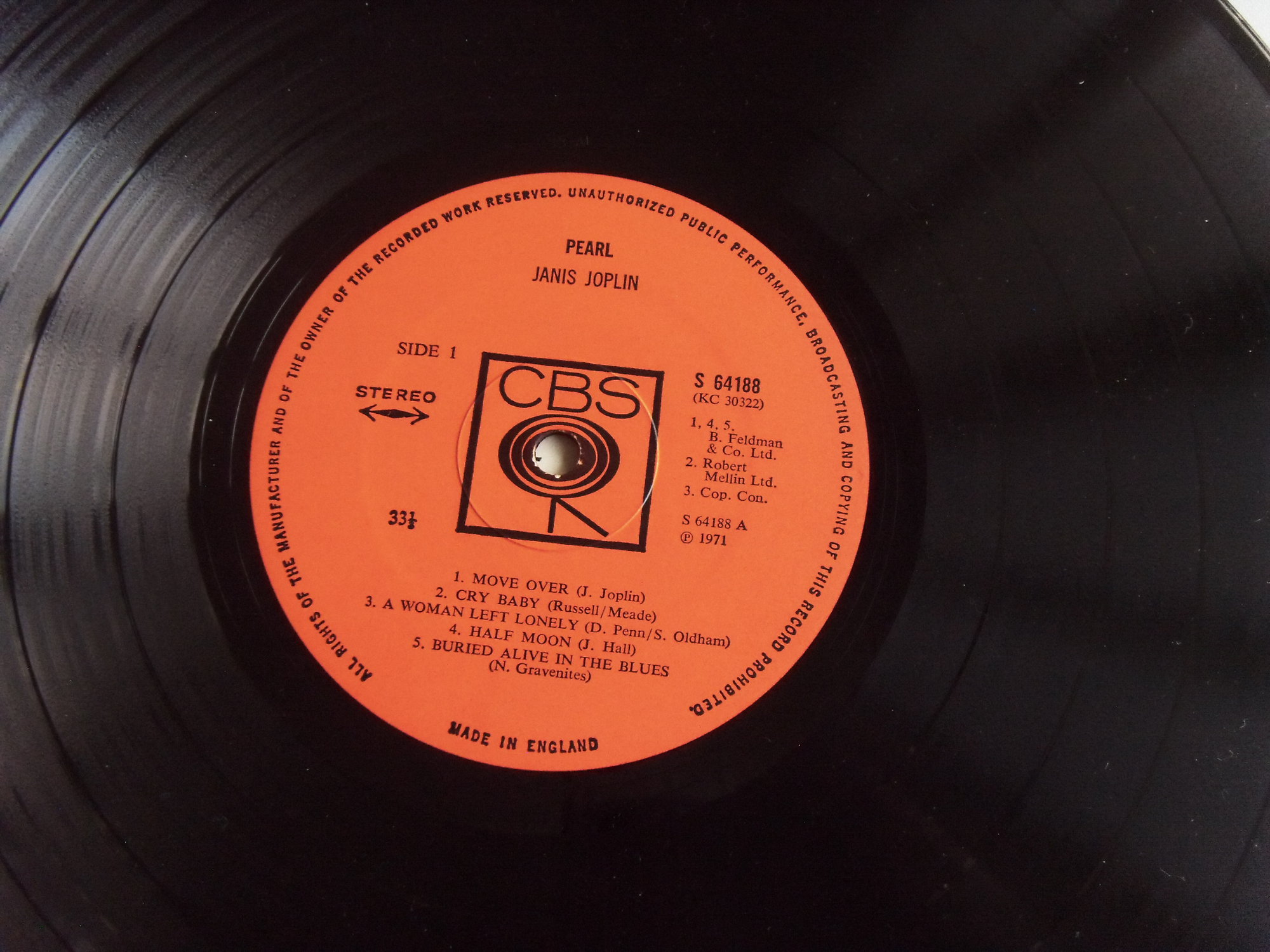 Janis JOPLIN Pearl 2 Janis JOPLIN Pearl 2
