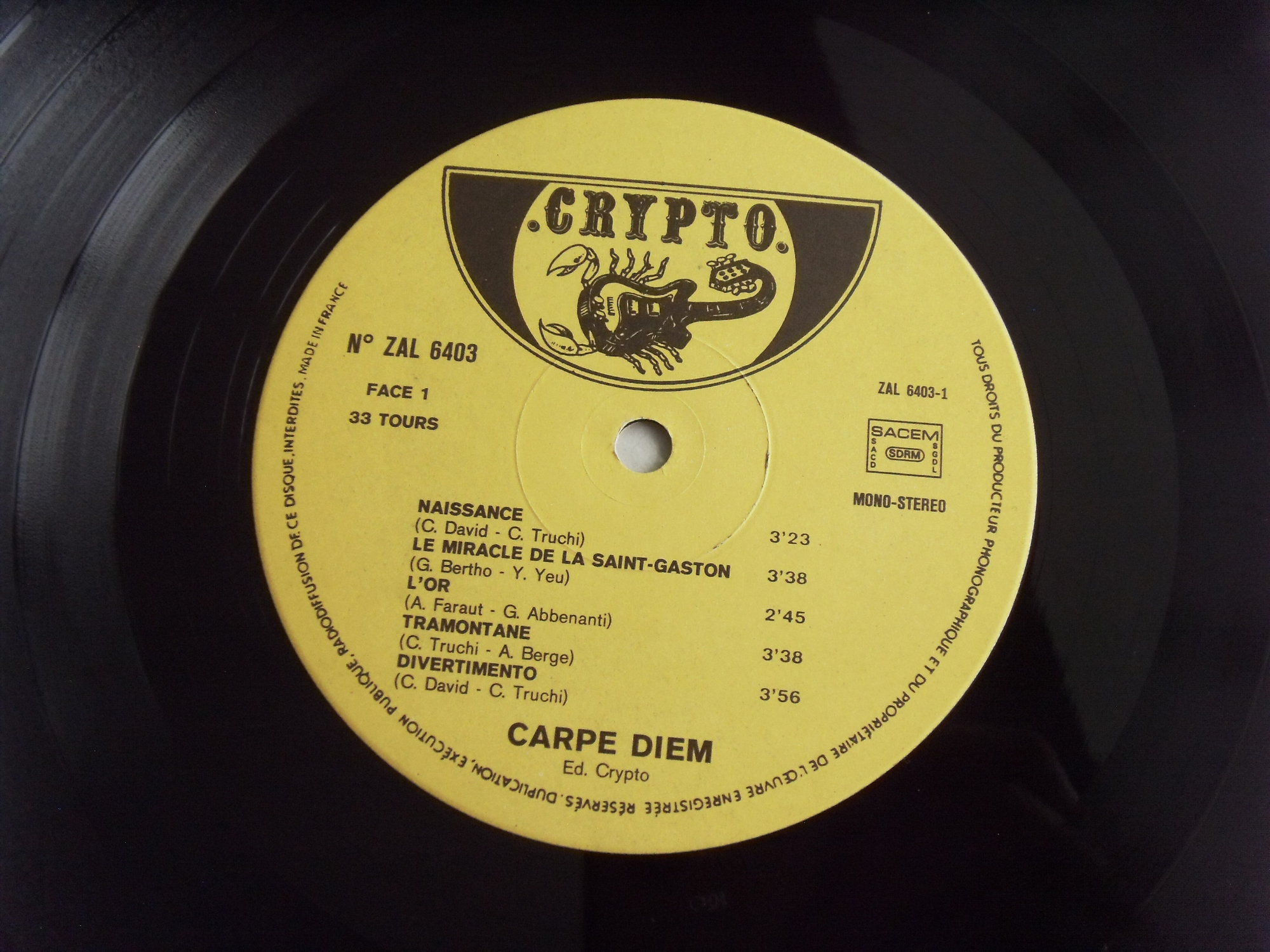 CARPE DIEM Cueille le Jour 2 CARPE DIEM Cueille le Jour 2