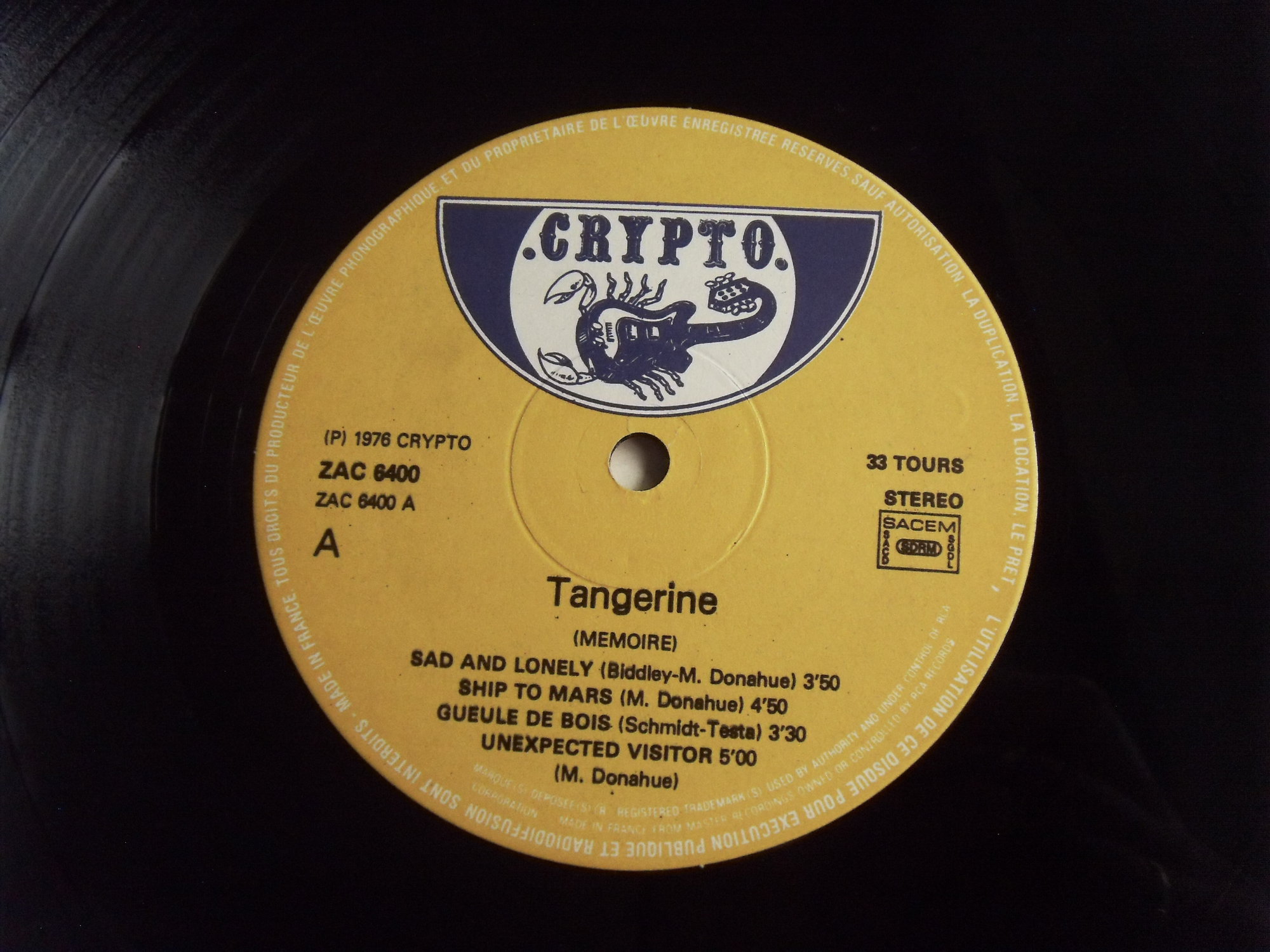 TANGERINE Memoire 2 TANGERINE Memoire 2