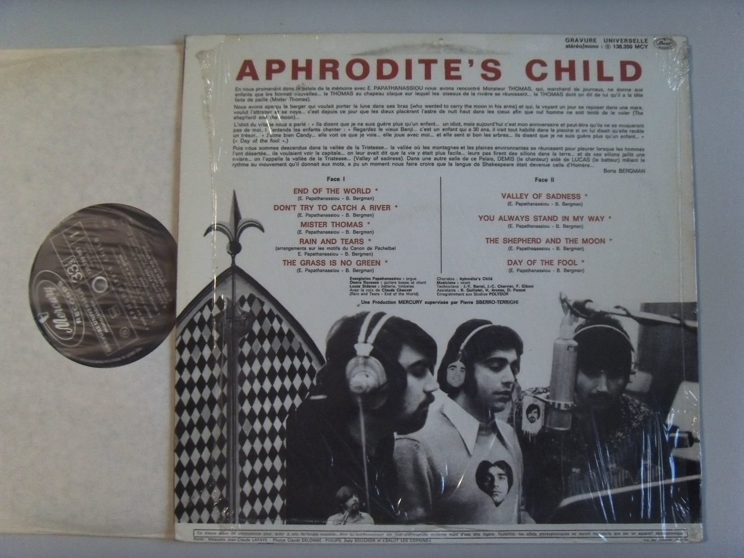 APHRODITE'S CHILD End of the world rain & tears 2 APHRODITE'S CHILD End of the world rain & tears 2