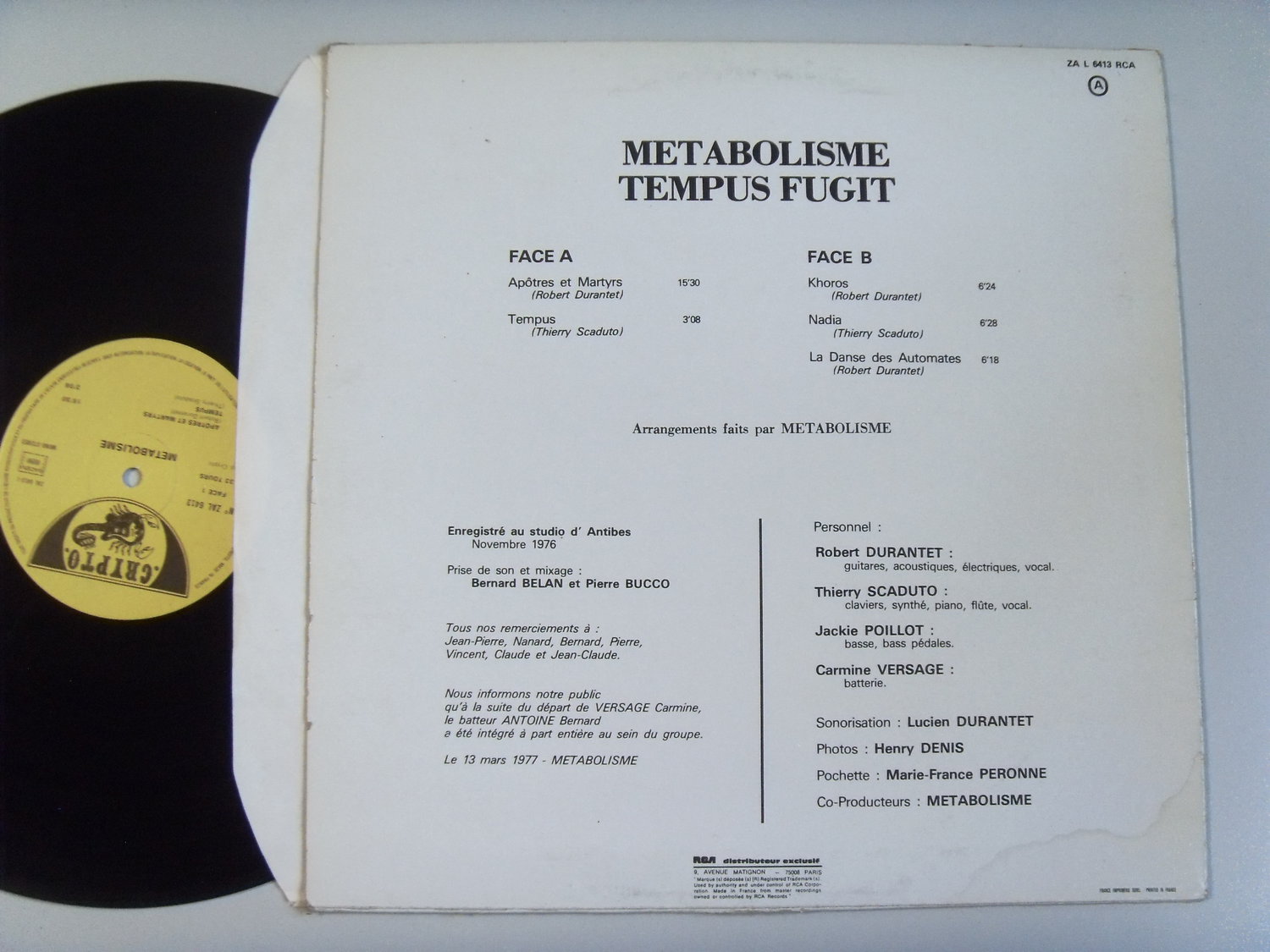 METABOLISME Tempus fugit 2 METABOLISME Tempus fugit 2