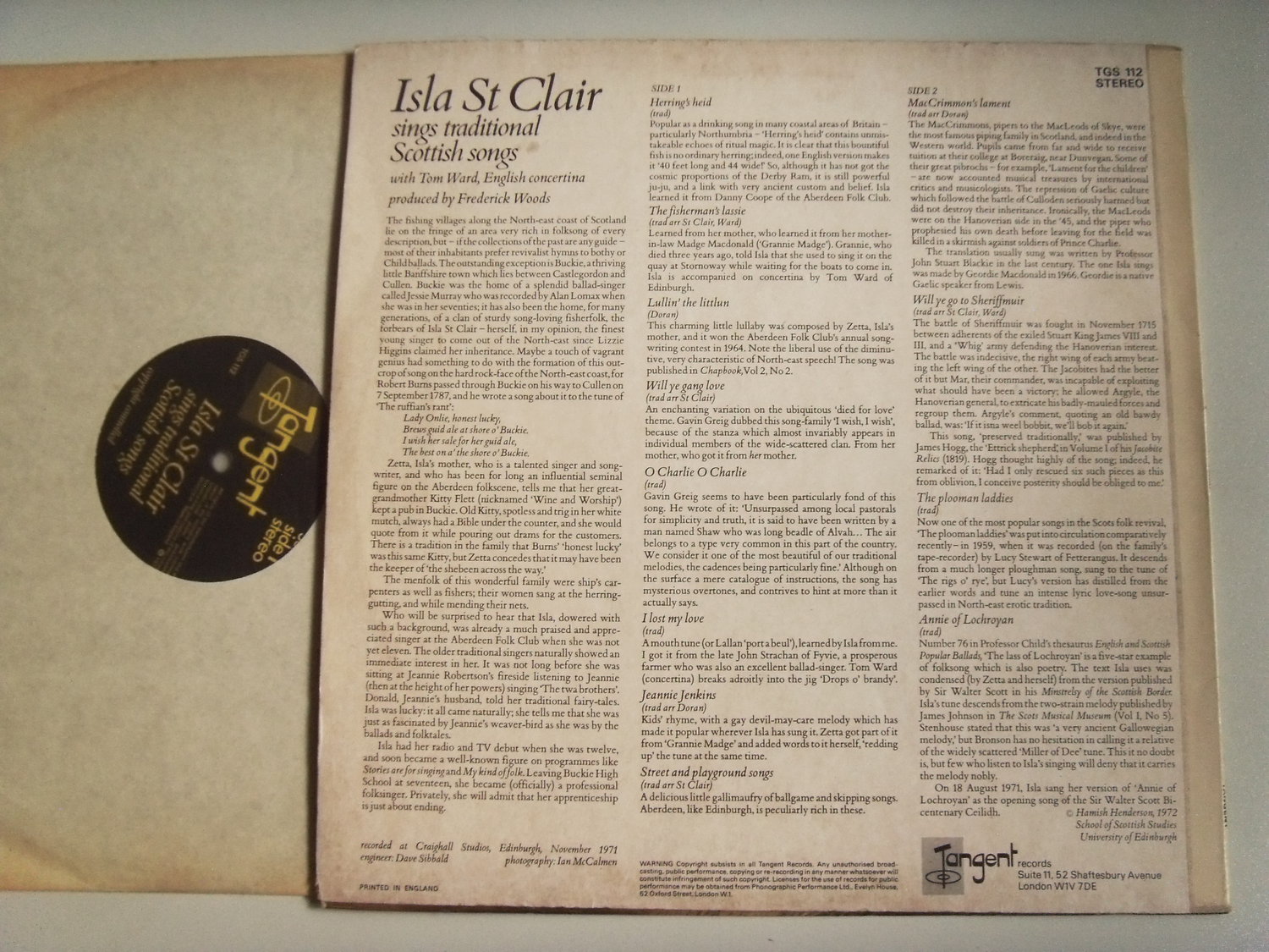 Isla St CLAIR Sings traditional Scottish songs 2 Isla St CLAIR Sings traditional Scottish songs 2