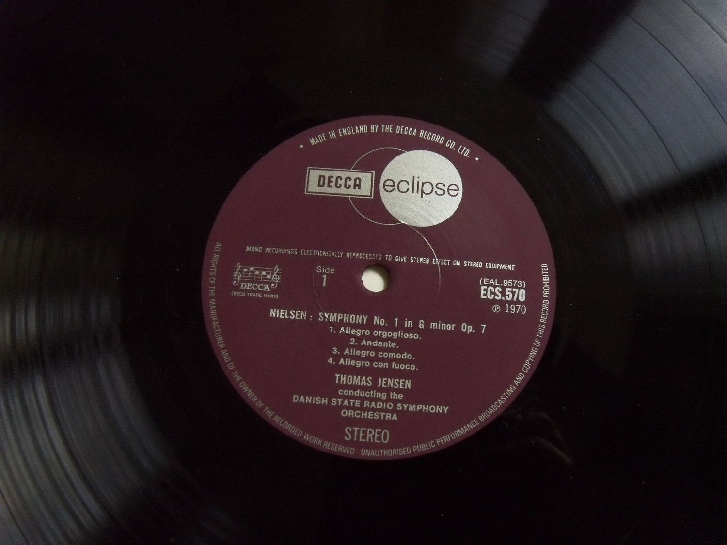 DANISH STATE RADIO SYMPHONY / JENSEN Nielsen Symphony No. 1 in G minor Op, 7 2 DANISH STATE RADIO SYMPHONY / JENSEN Nielsen Symphony No. 1 in G minor Op, 7 2