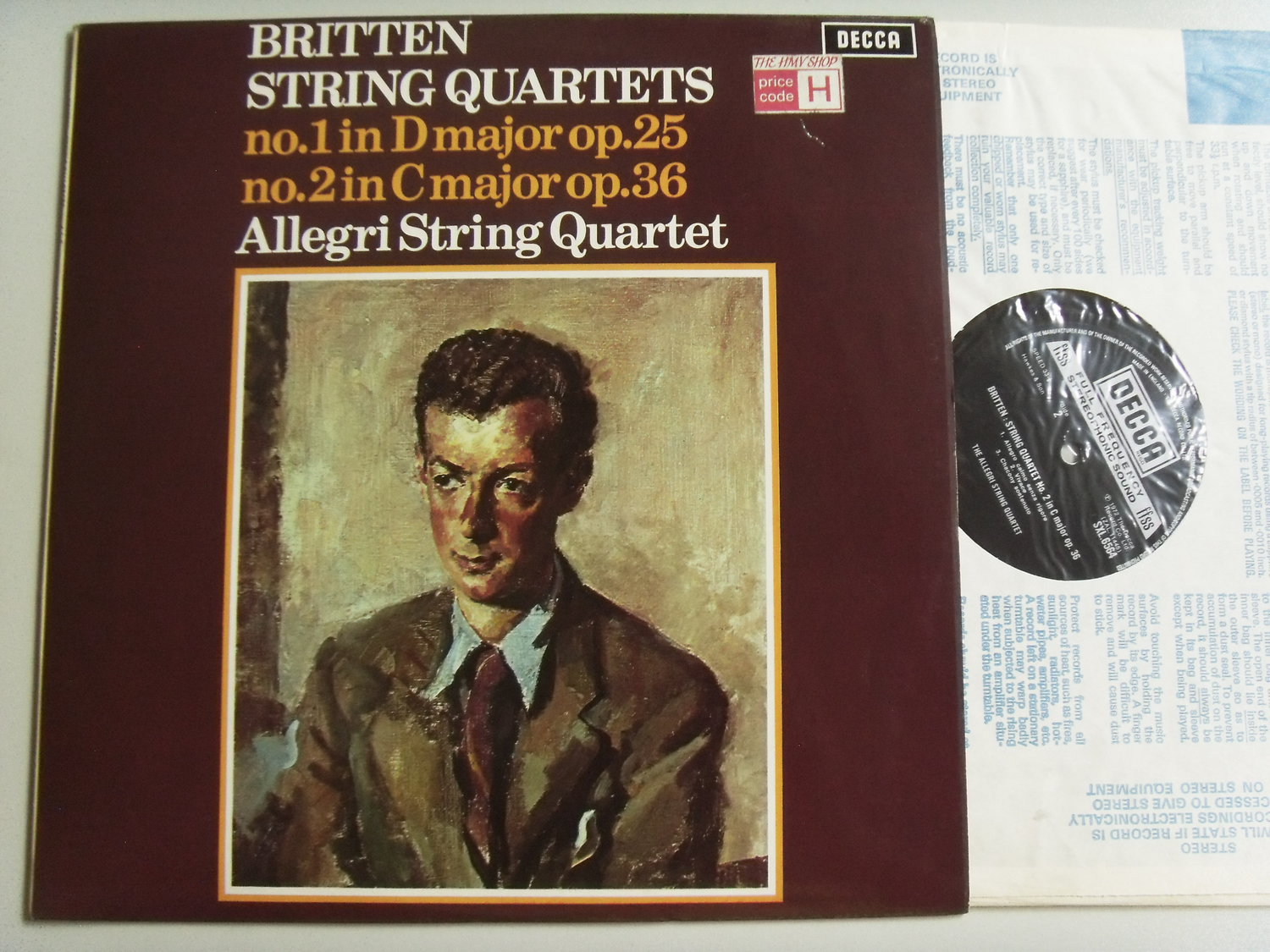 ALLEGRI STRING QUARTET Britten String Quartets No. 1 & No. 2 2 ALLEGRI STRING QUARTET Britten String Quartets No. 1 & No. 2 2