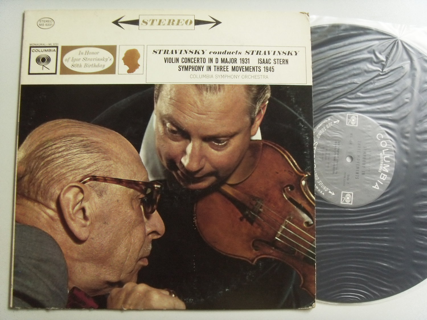 Isaac STERN, conductor STRAVINSKY Stravinsky Violin concerto in D, Symphony in Three Movements. 2 Isaac STERN, conductor STRAVINSKY Stravinsky Violin concerto in D, Symphony in Three Movements. 2