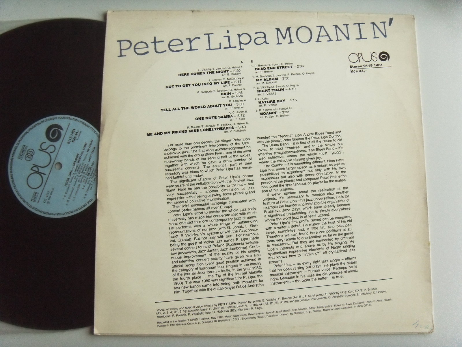 Peter LIPA Moanin' 2 Peter LIPA Moanin' 2