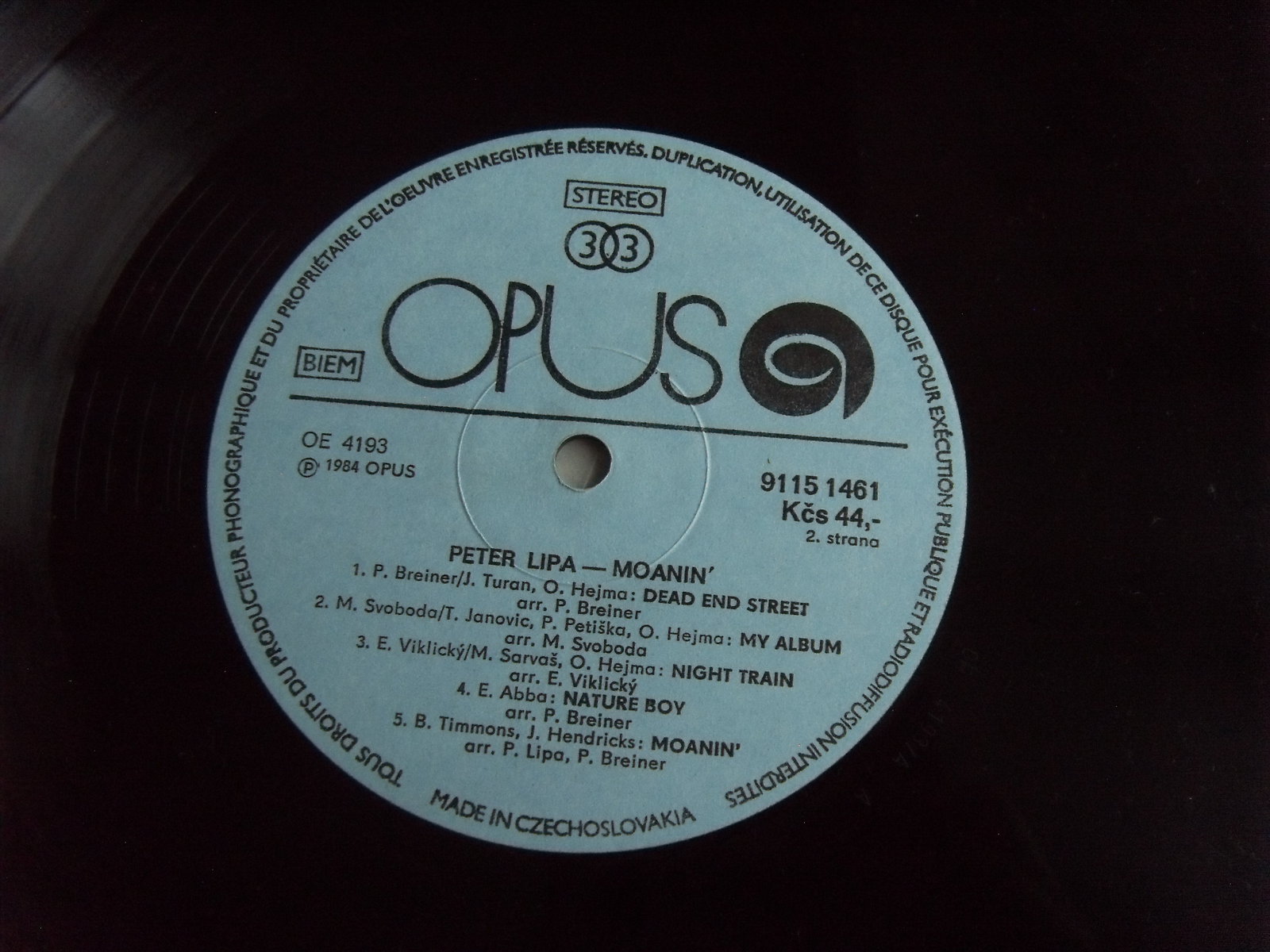 Peter LIPA Moanin' 2 Peter LIPA Moanin' 2