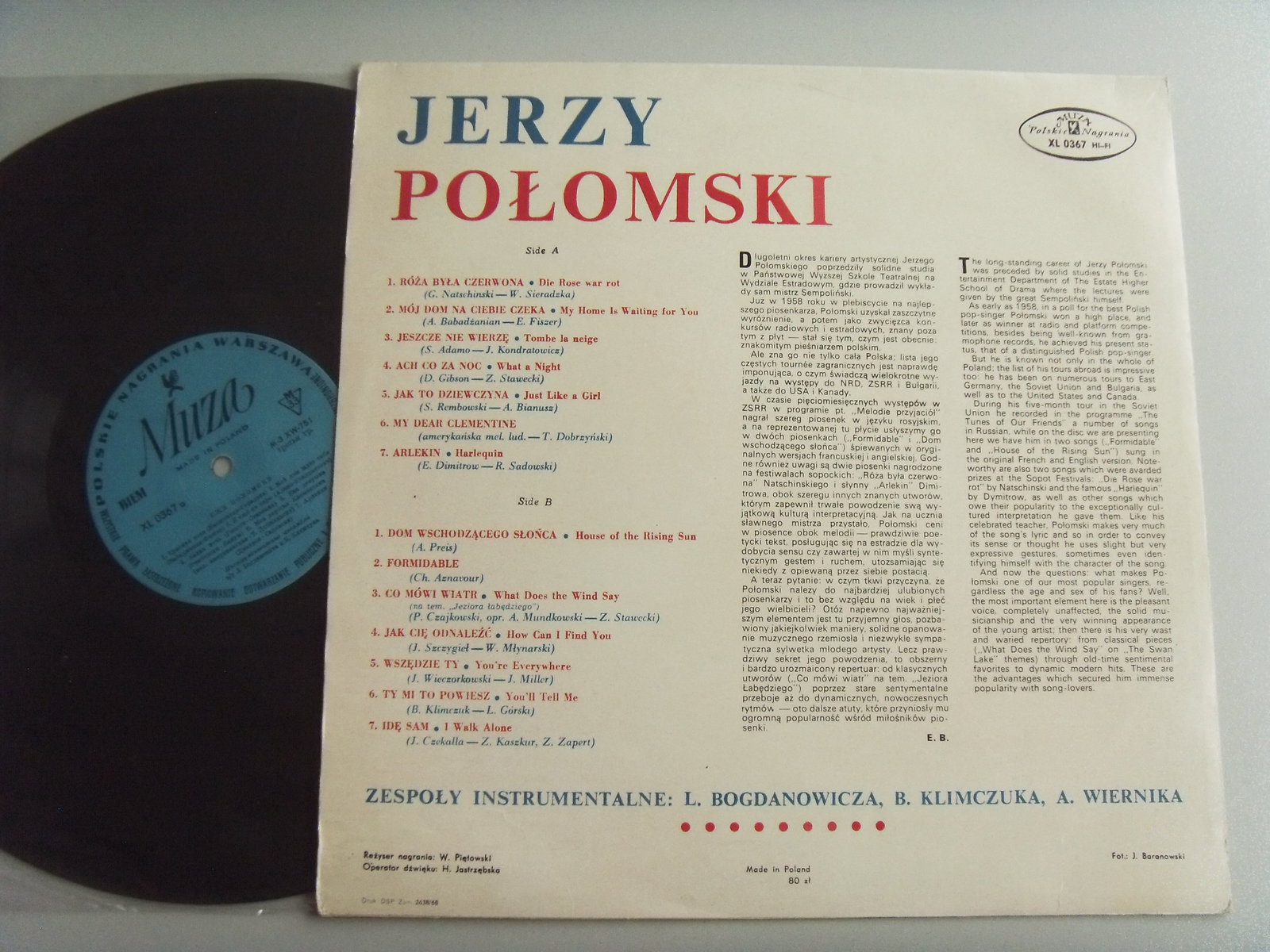 Jerzy POLOMSKI Spiewa 2 Jerzy POLOMSKI Spiewa 2