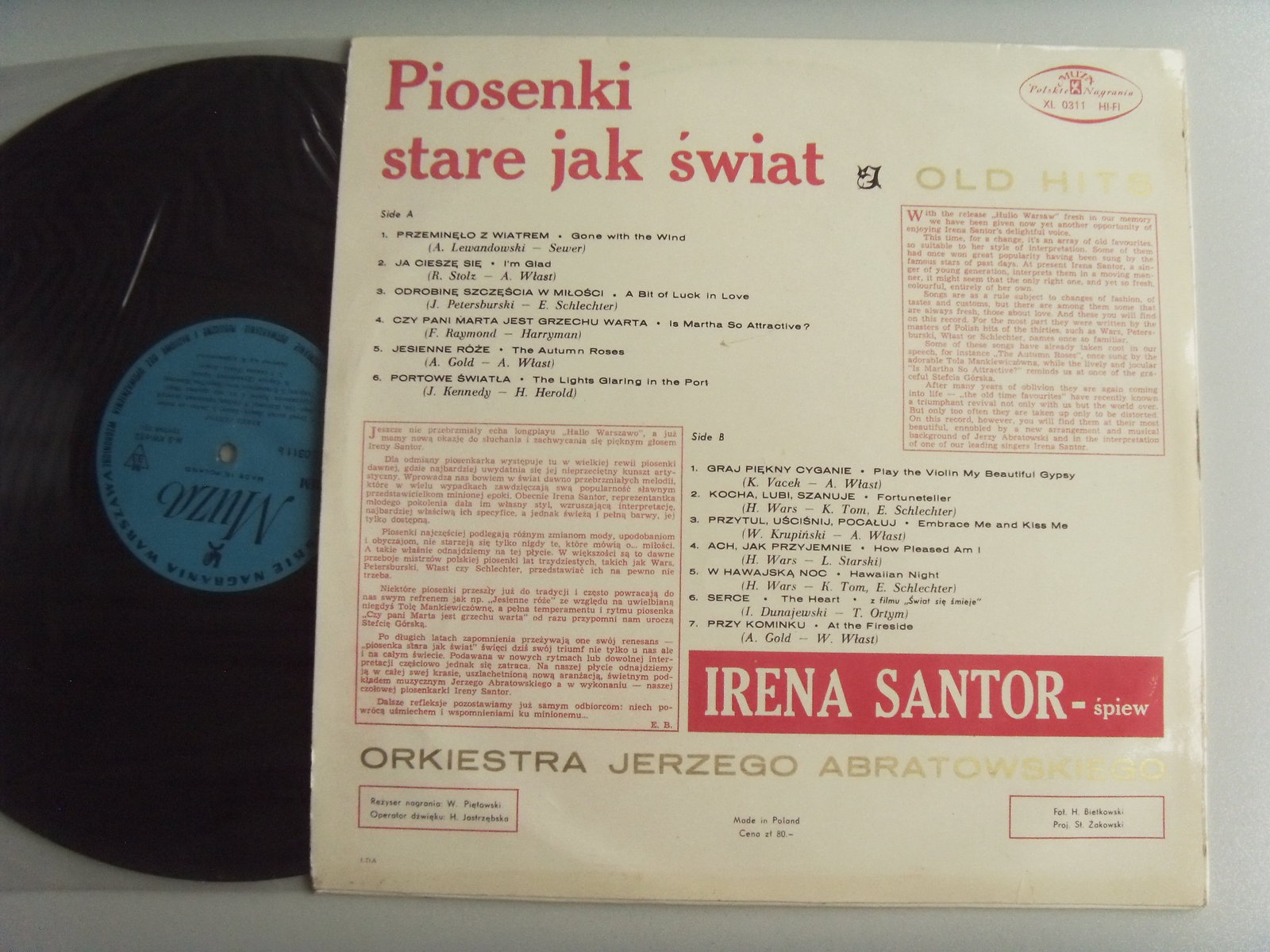 Irena SANTOR Piosenki stare jak swiat 2 Irena SANTOR Piosenki stare jak swiat 2