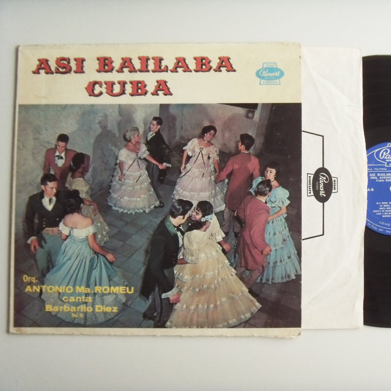 w08142 (BARBARITO DIEZ, Orq. ANTONIO Ma. ROMEU — Asi bailaba Cuba Vol.6)