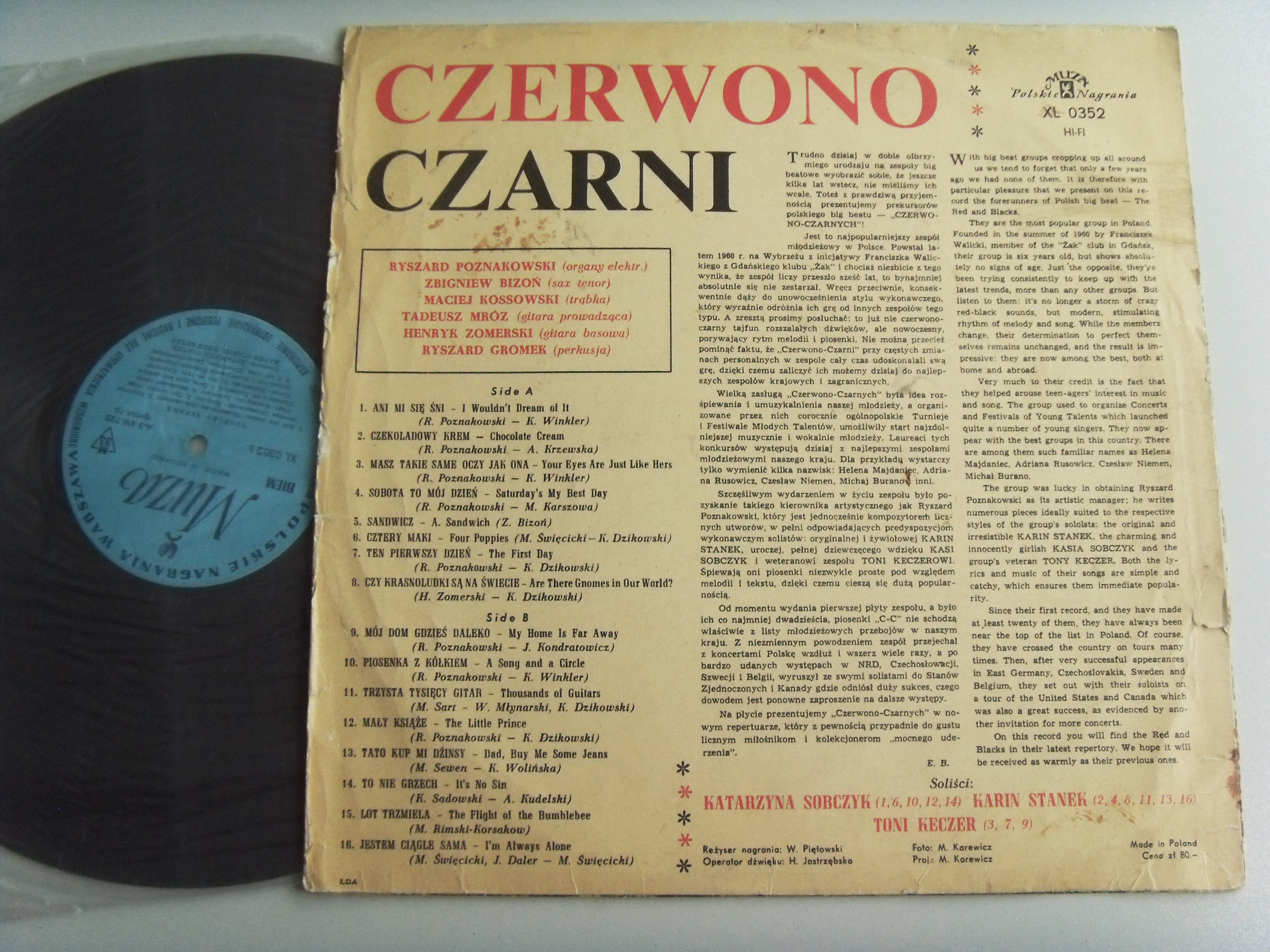 CZERWONO CZARNI Czerwono Czarni 1966 2 CZERWONO CZARNI Czerwono Czarni 1966 2