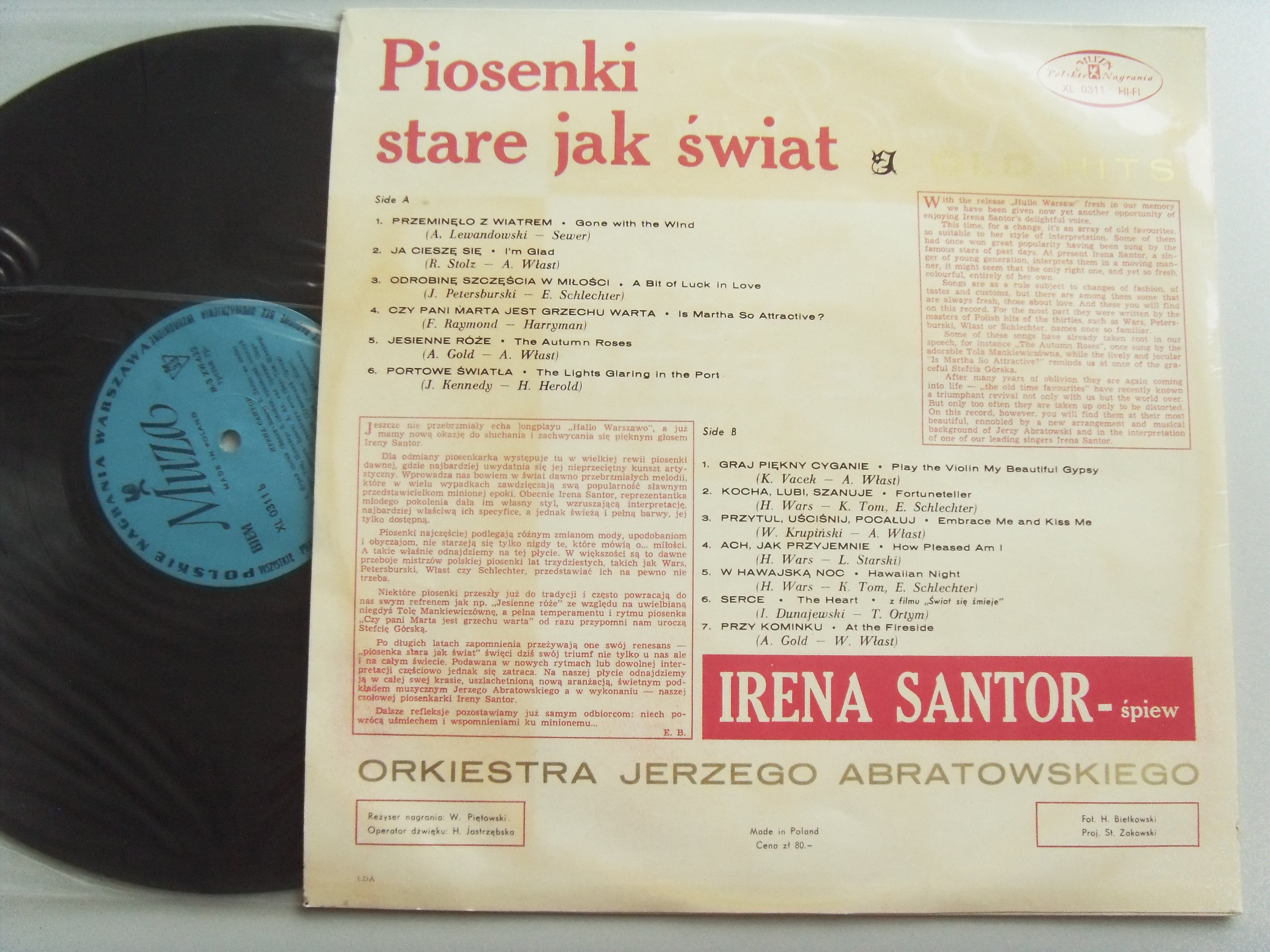 Irena SANTOR Piosenki stare jak swiat 2 Irena SANTOR Piosenki stare jak swiat 2