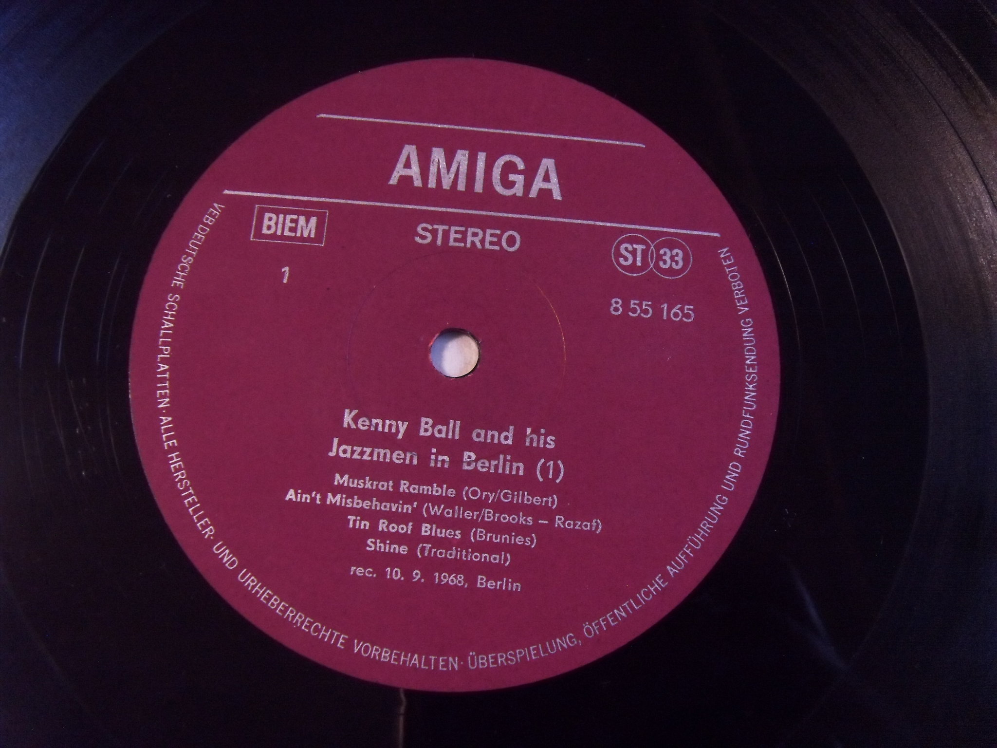 Kenny BALL Kenny BALL & HIS JAZZMEN IN BERLIN 2 Kenny BALL Kenny BALL & HIS JAZZMEN IN BERLIN 2