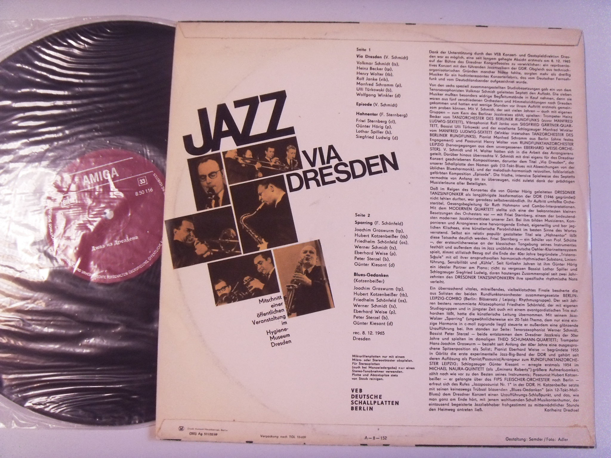 Heinz BECKER, Henry WALTER, Manfred SCHRAMM, Rolf JANKE etc. Jazz via Dresden 2 Heinz BECKER, Henry WALTER, Manfred SCHRAMM, Rolf JANKE etc. Jazz via Dresden 2