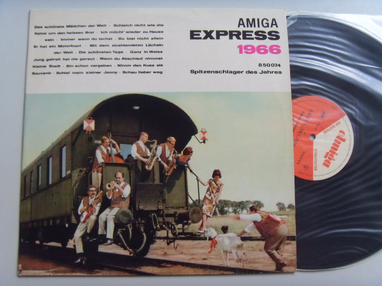 Rosemarie AMBE, Gunter GEISSLER, Roland NEUDERT, Eddi BUSH, Rica DEUS, Regina THOSS Amiga express 1966 2 Rosemarie AMBE, Gunter GEISSLER, Roland NEUDERT, Eddi BUSH, Rica DEUS, Regina THOSS Amiga express 1966 2