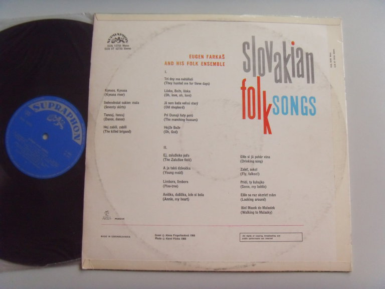 Eugen FARKAS & HIS FOLK ENSEMBLE Slovakian folk songs 2 Eugen FARKAS & HIS FOLK ENSEMBLE Slovakian folk songs 2