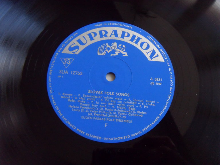 Eugen FARKAS & HIS FOLK ENSEMBLE Slovakian folk songs 2 Eugen FARKAS & HIS FOLK ENSEMBLE Slovakian folk songs 2