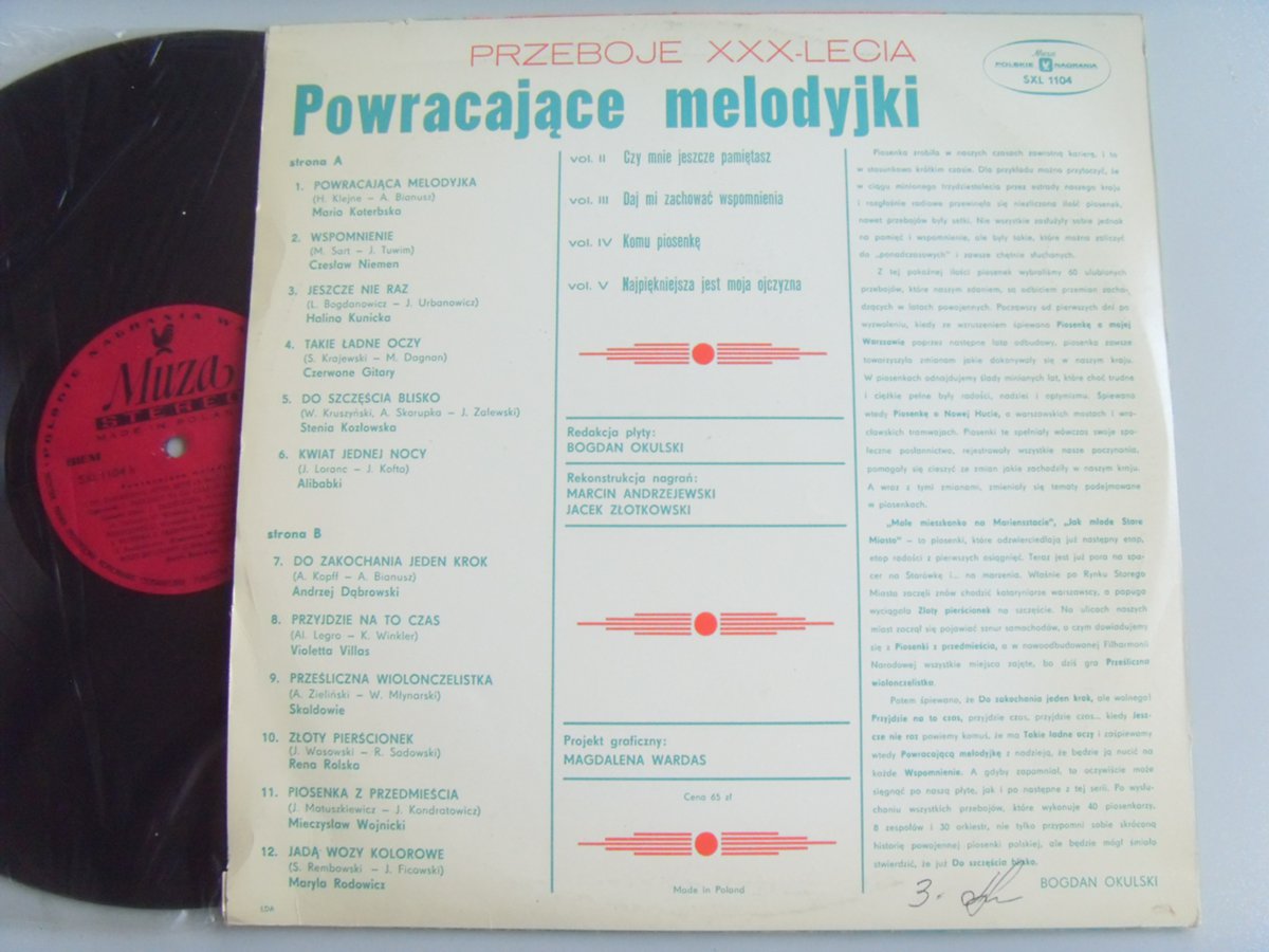 Czeslaw NIEMEN, Skaldowie, Czerwony Gitary, Maria Koterbska, Alibabki Powracajace melodyjki 2 Czeslaw NIEMEN, Skaldowie, Czerwony Gitary, Maria Koterbska, Alibabki Powracajace melodyjki 2