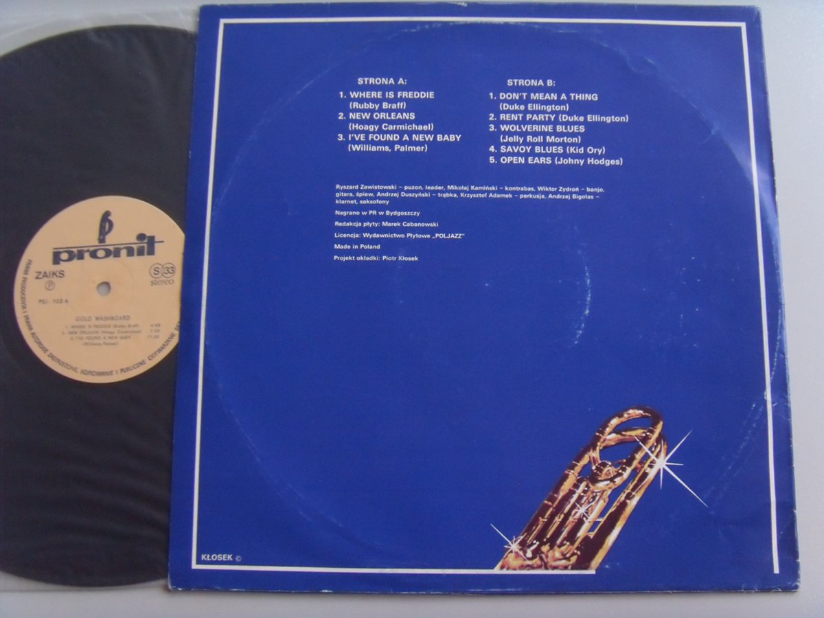 Ryszard ZAWISTOWSKI BAND Gold washboard 2 Ryszard ZAWISTOWSKI BAND Gold washboard 2