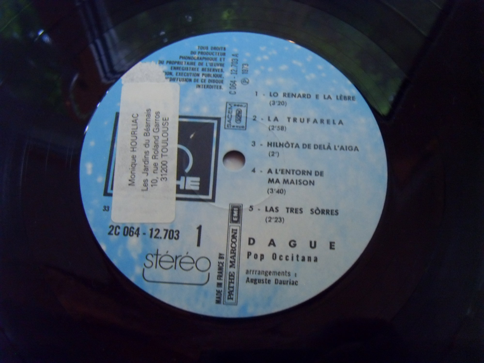 DAGUE Pop occitana 2 DAGUE Pop occitana 2