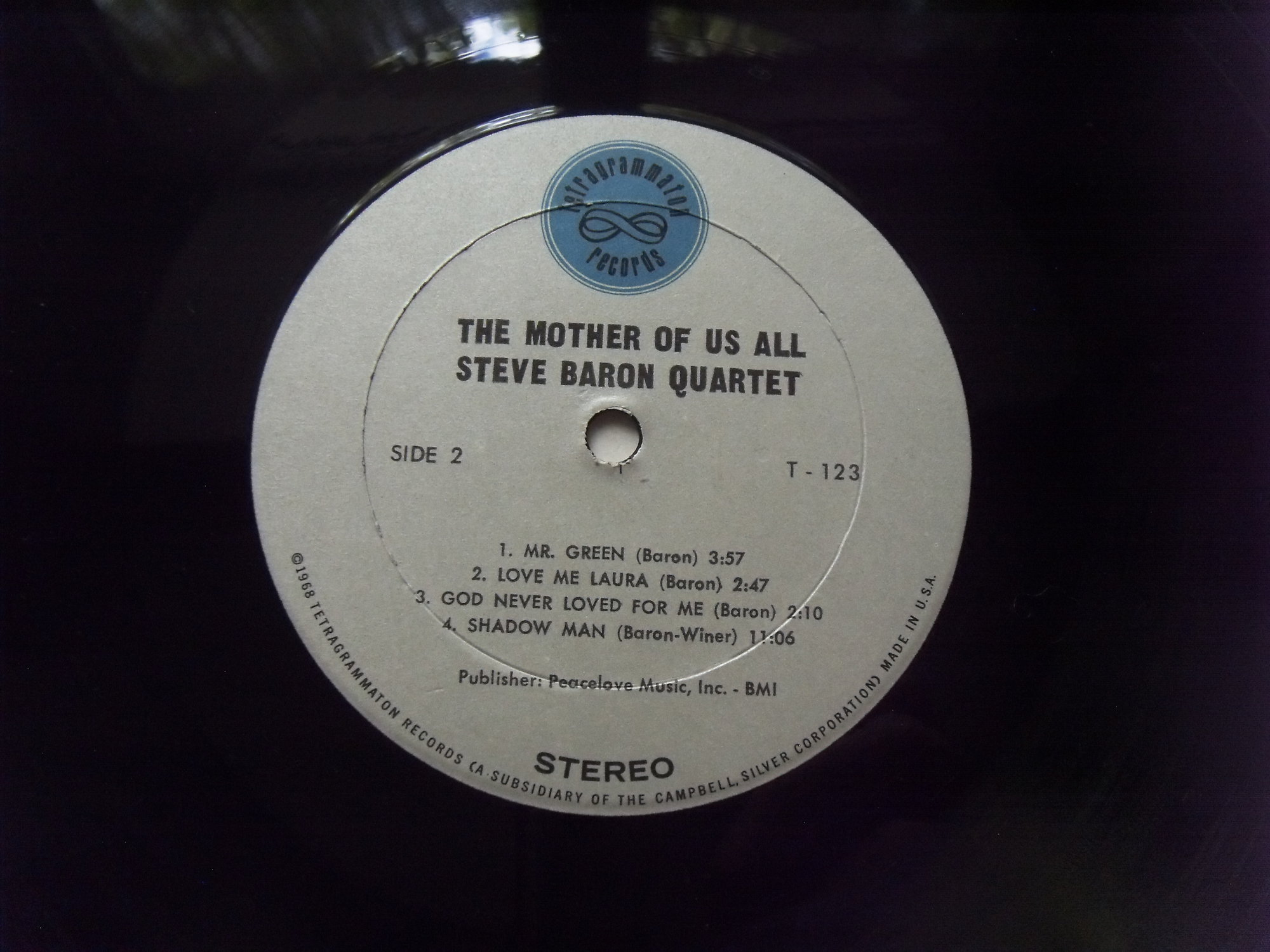 STEVE BARON QUARTET The Mother of Us All 2 STEVE BARON QUARTET The Mother of Us All 2
